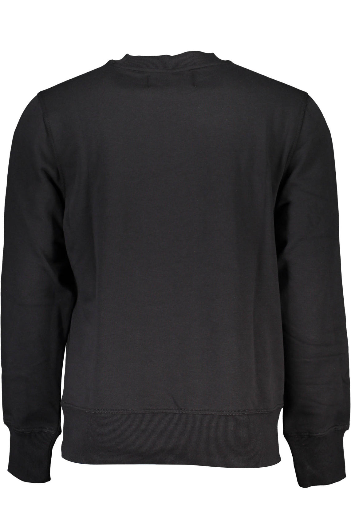 Men's black zipless sweatshirt