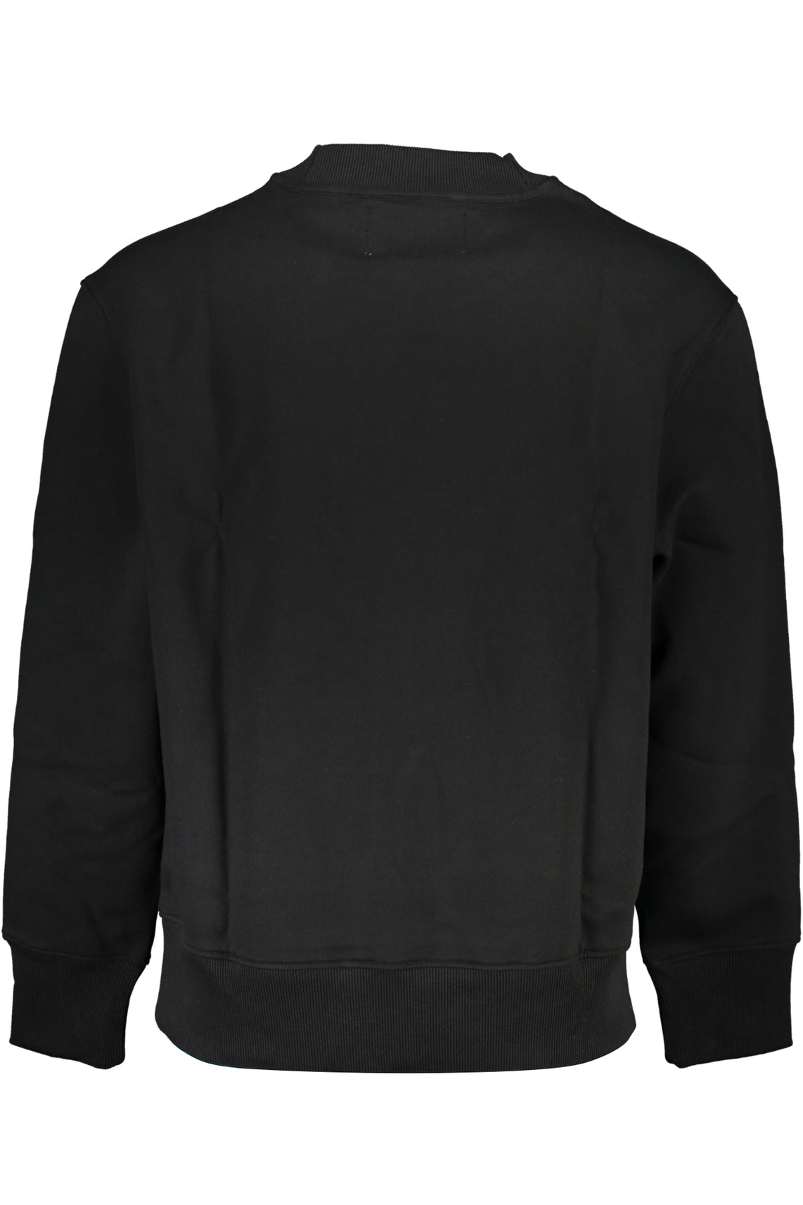 Men's black zipless sweatshirt