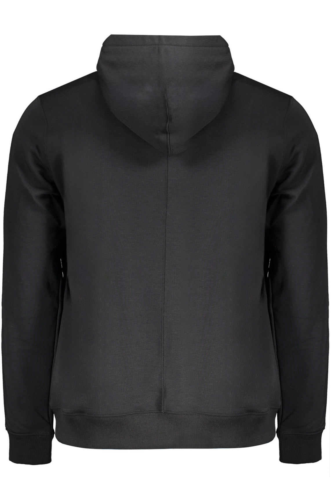 Men's black zip-up sweatshirt