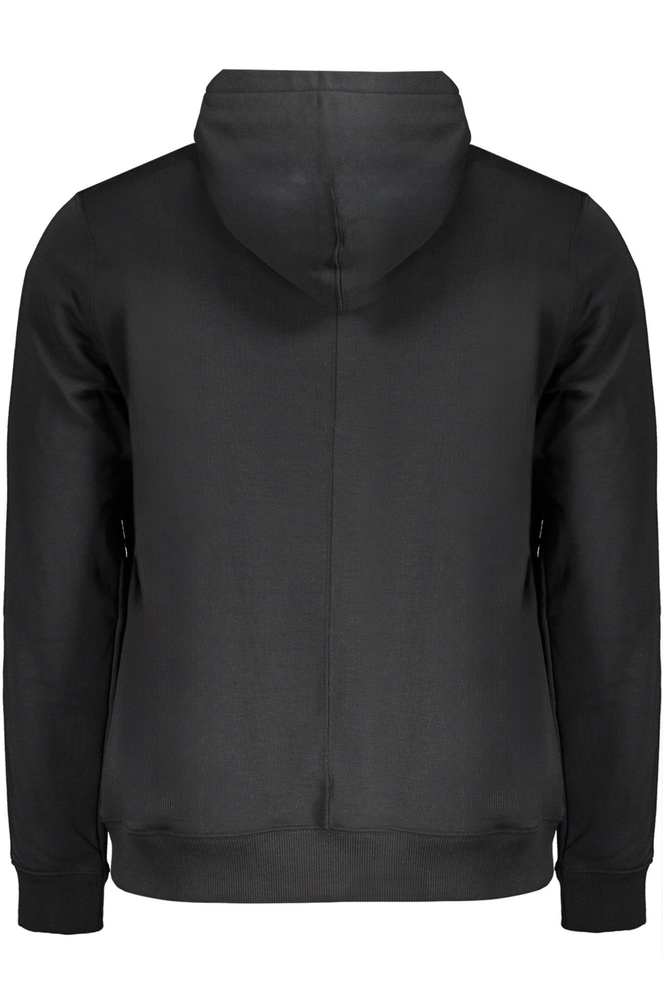Men's black zip-up sweatshirt