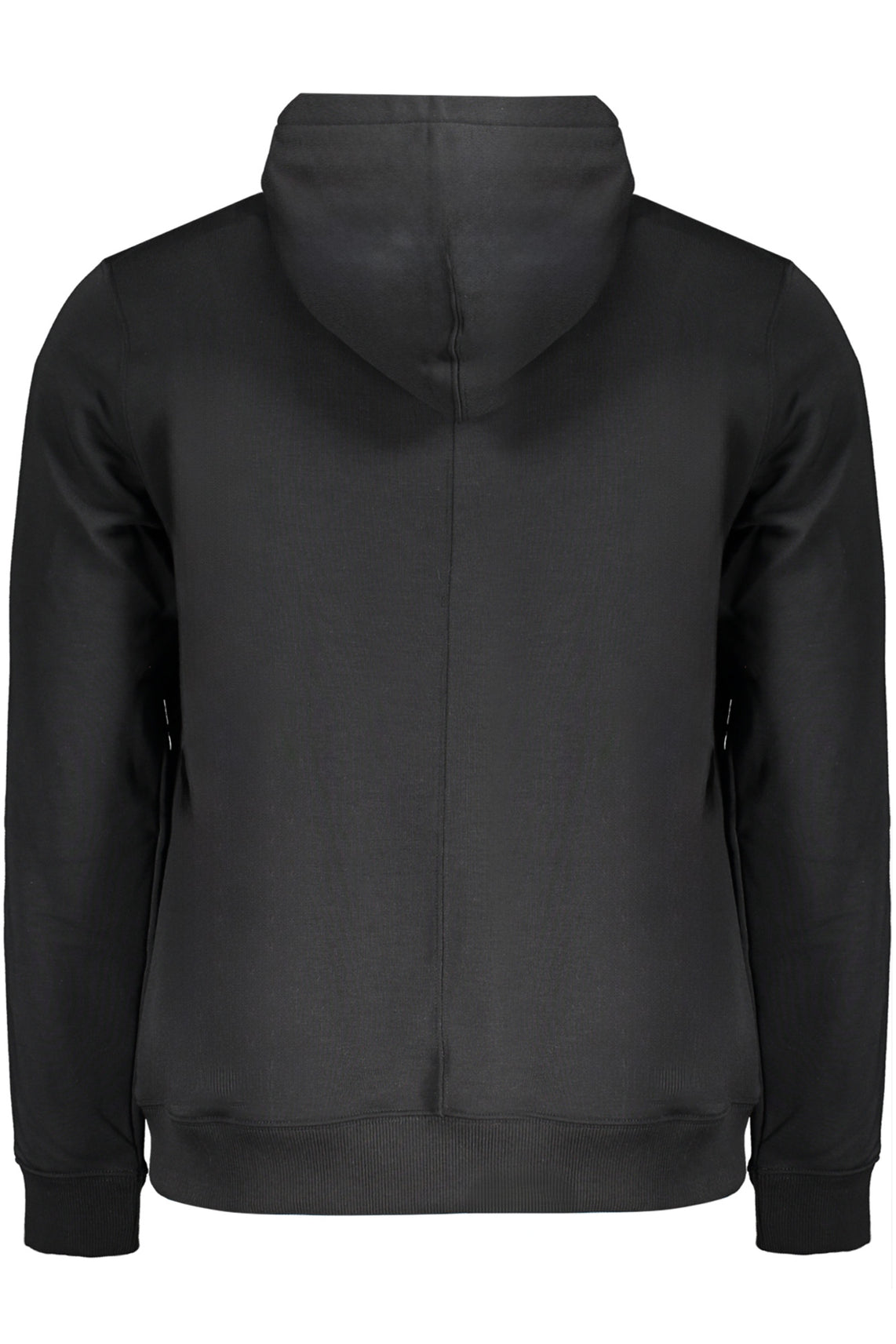 Men's black zip-up sweatshirt