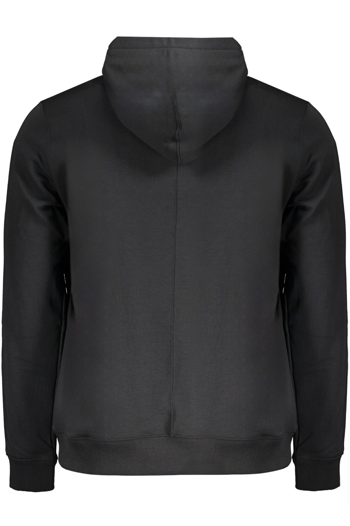 Men's black zip-up sweatshirt