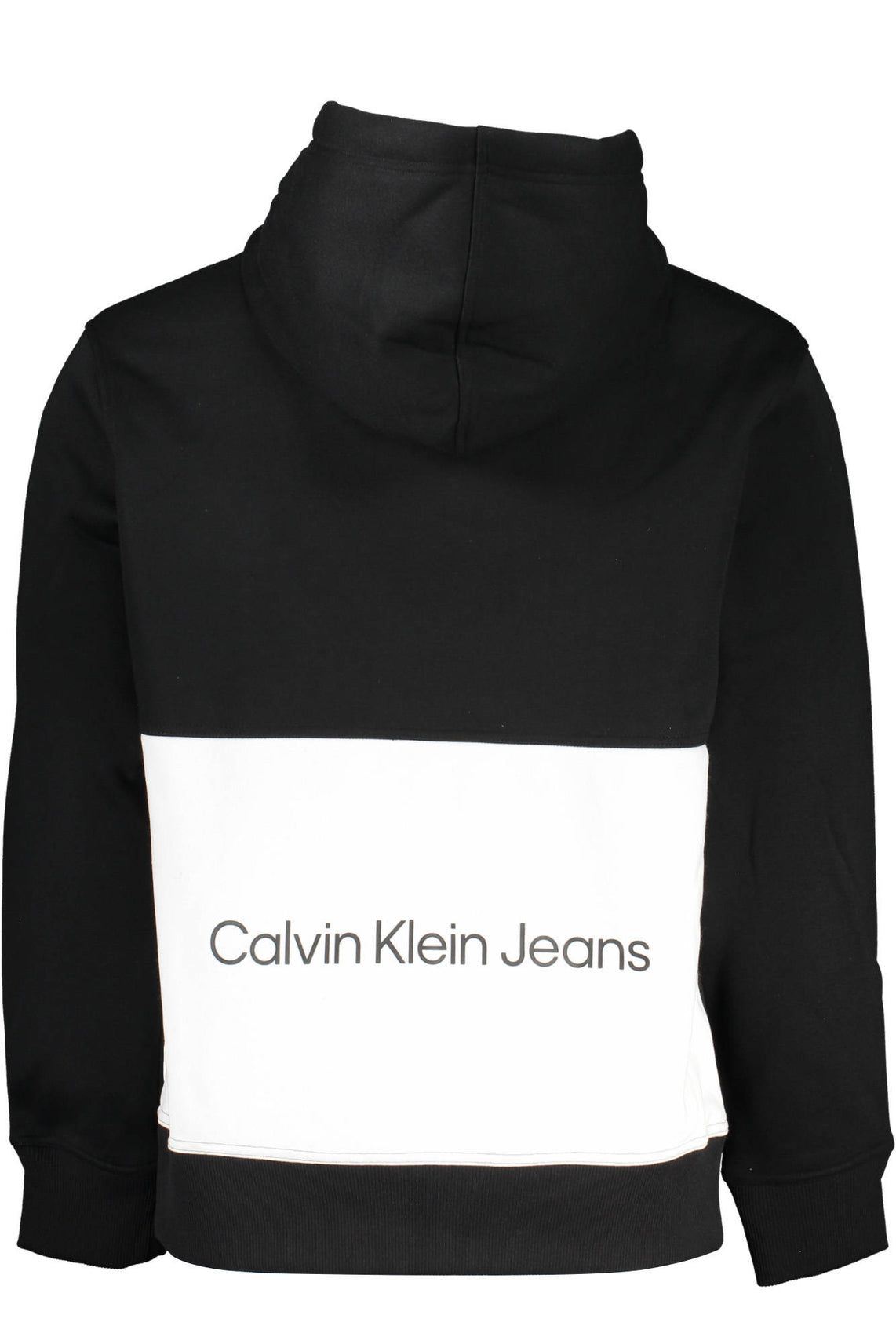 Men's black zipless sweatshirt