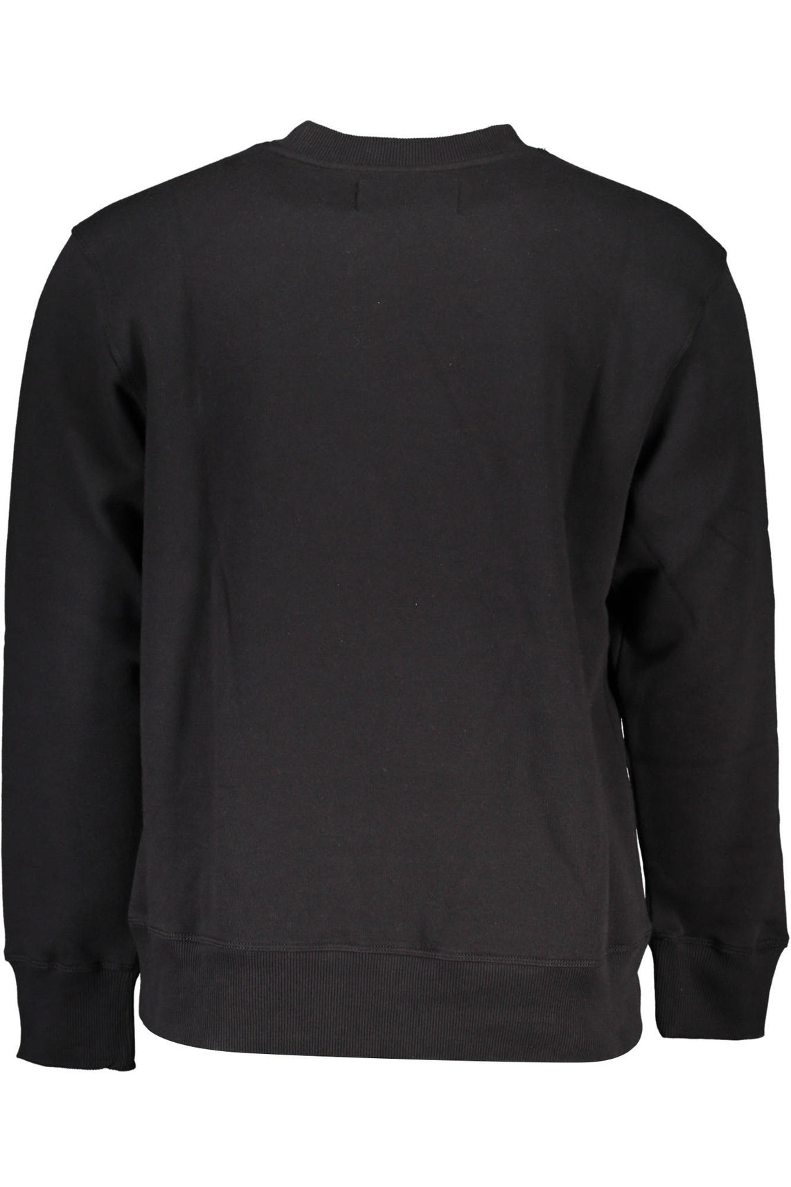 Men's black zipless sweatshirt