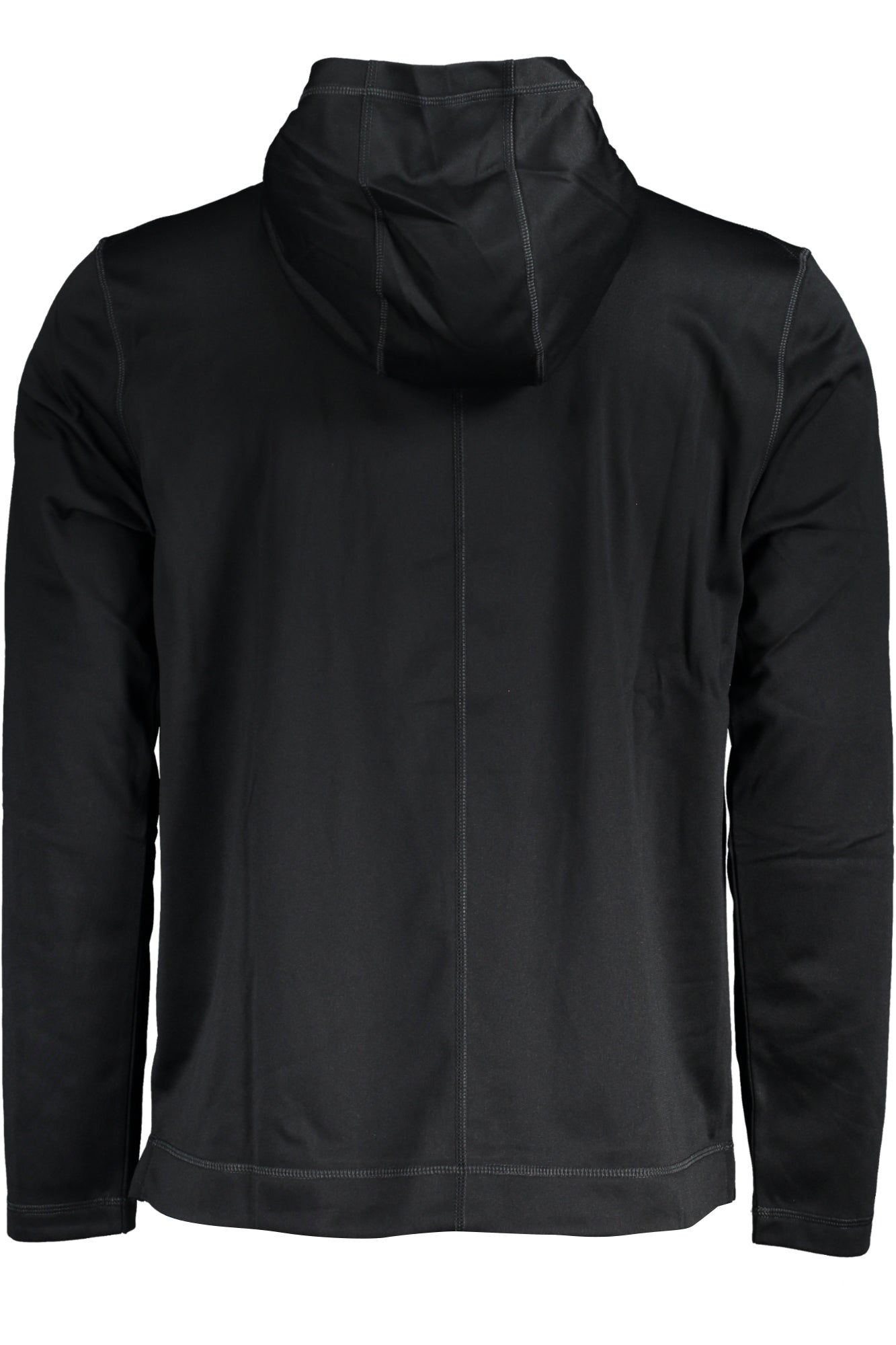 Men's black zipless sweatshirt