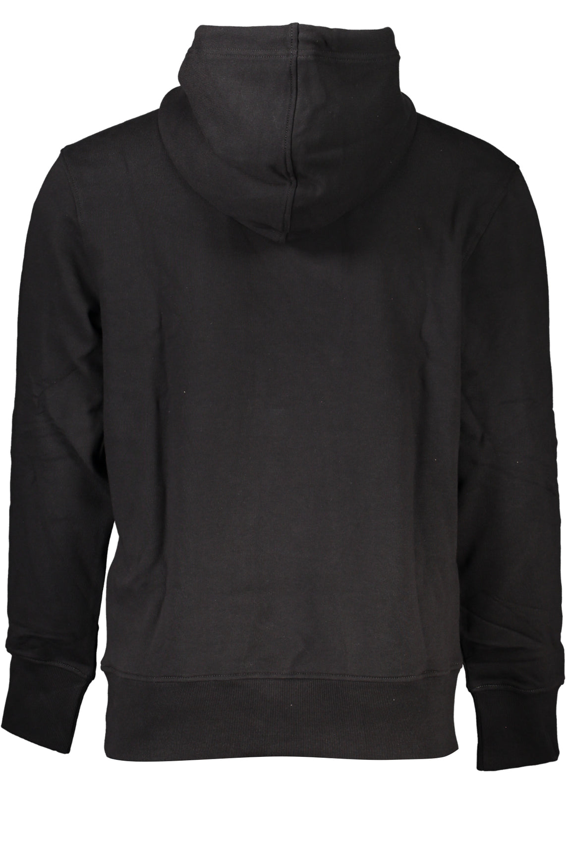 Men's black zipless sweatshirt
