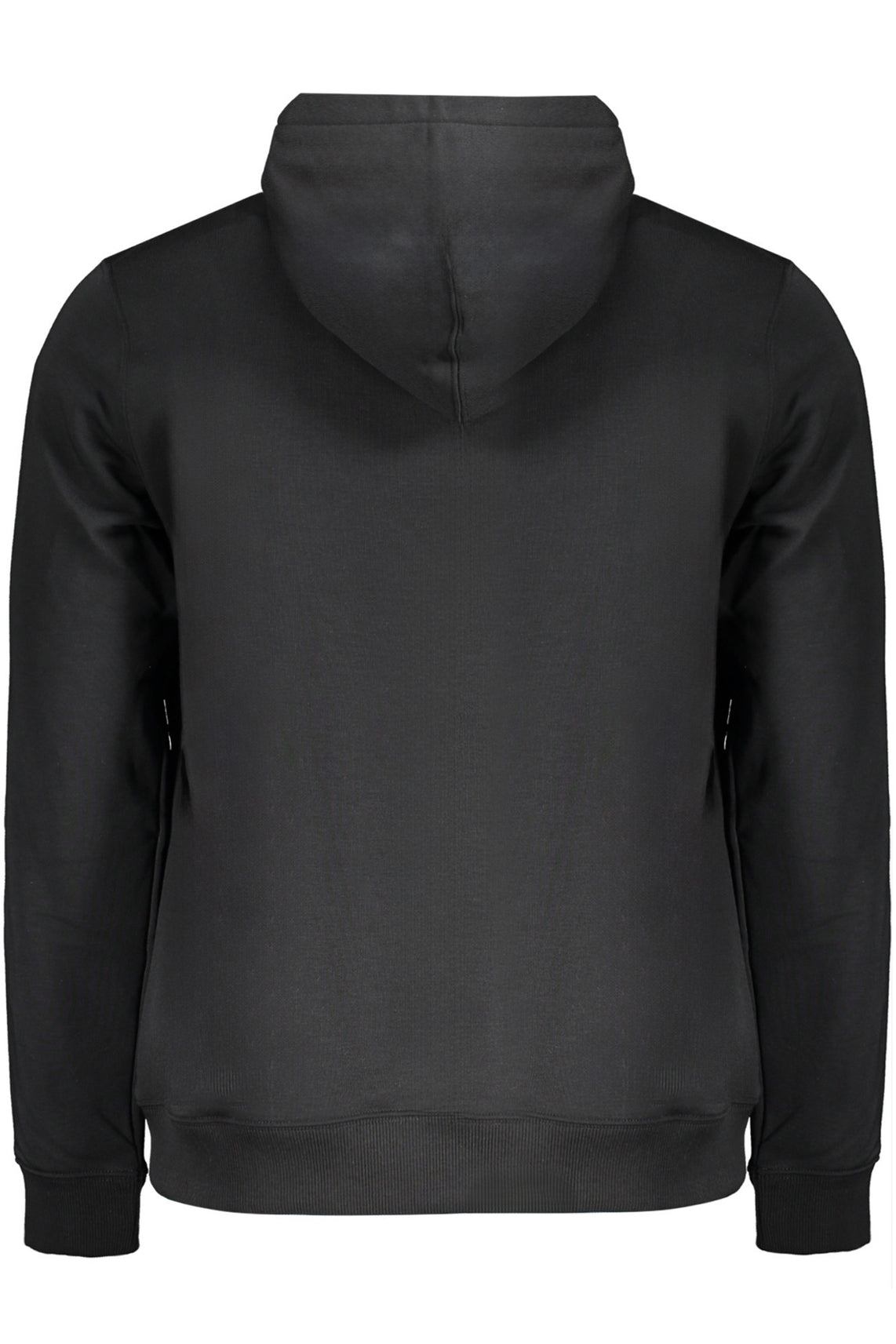 Men's black zip-up sweatshirt