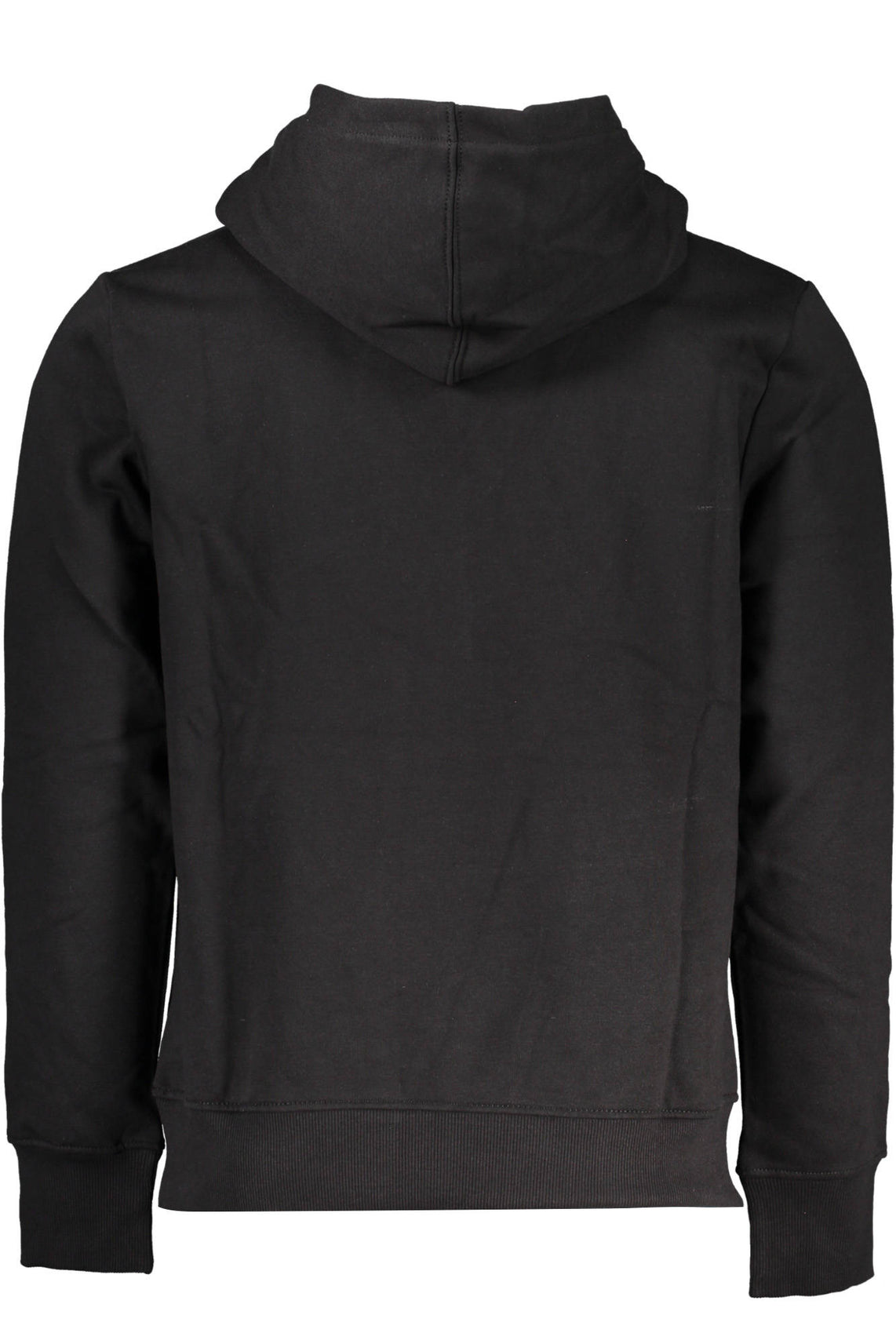 Men's black zipless sweatshirt