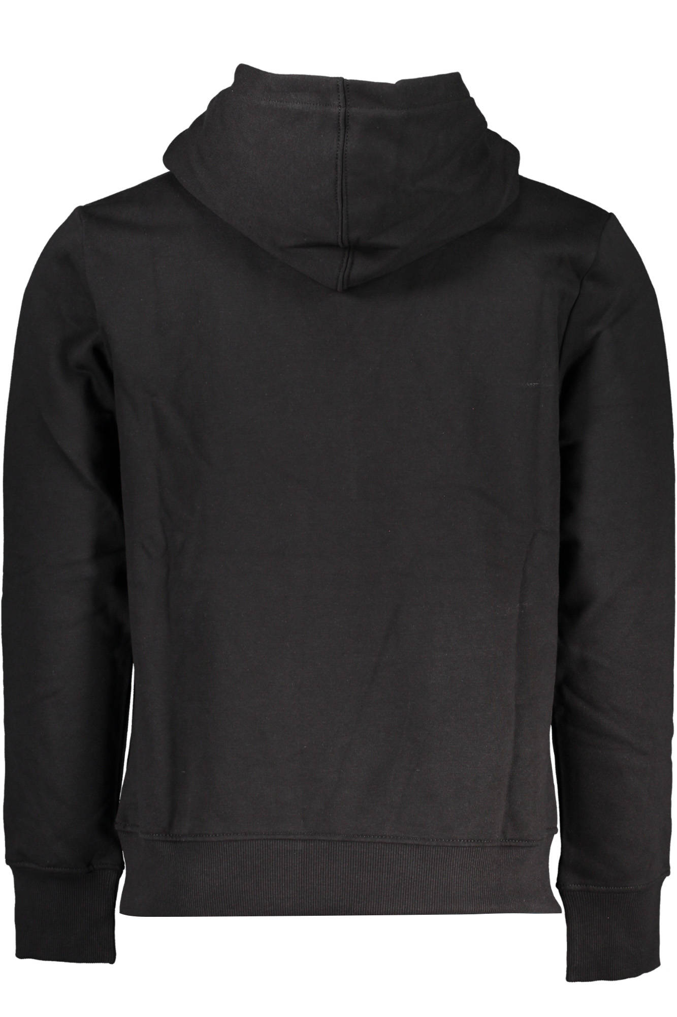 Men's black zipless sweatshirt