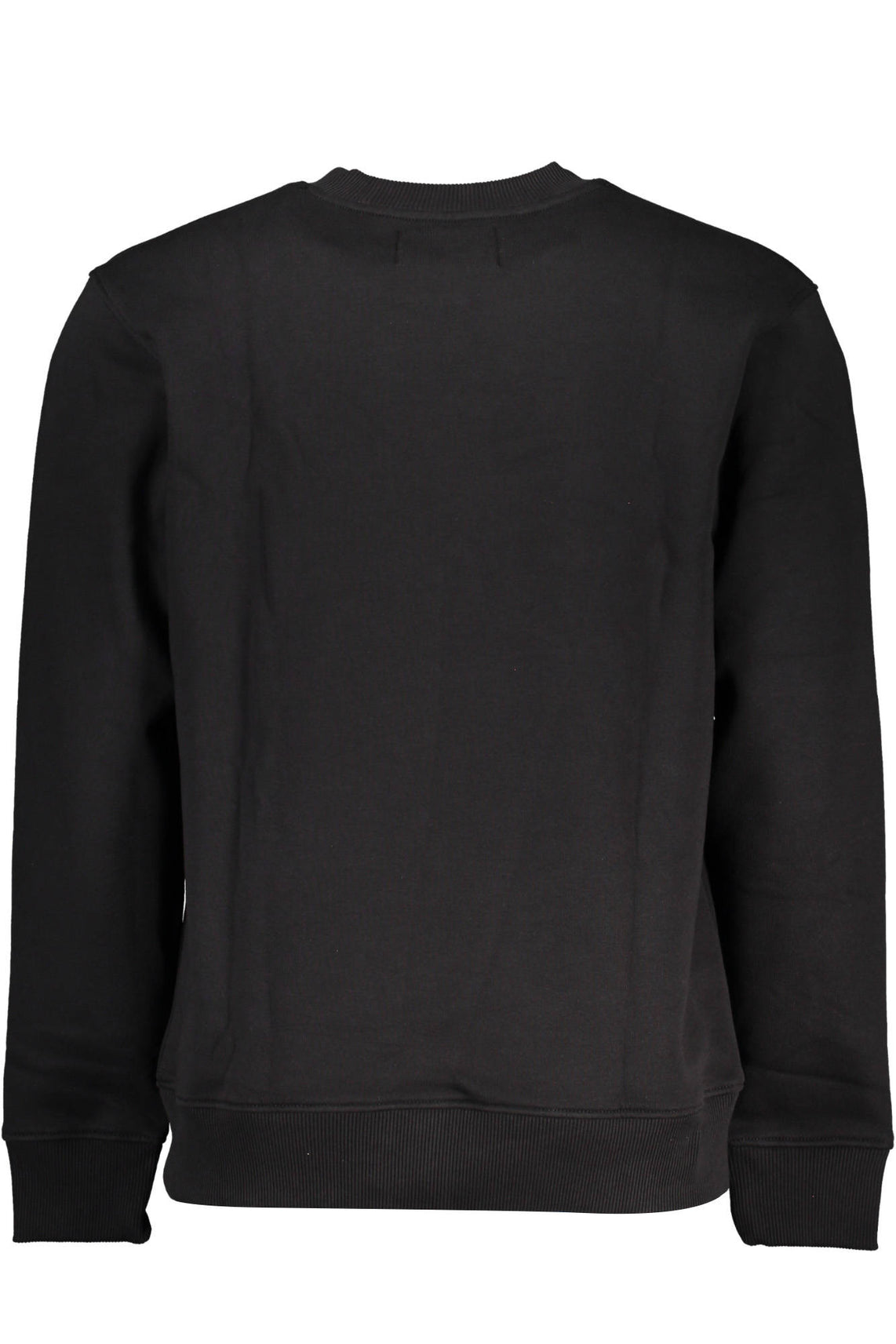 Men's black zipless sweatshirt