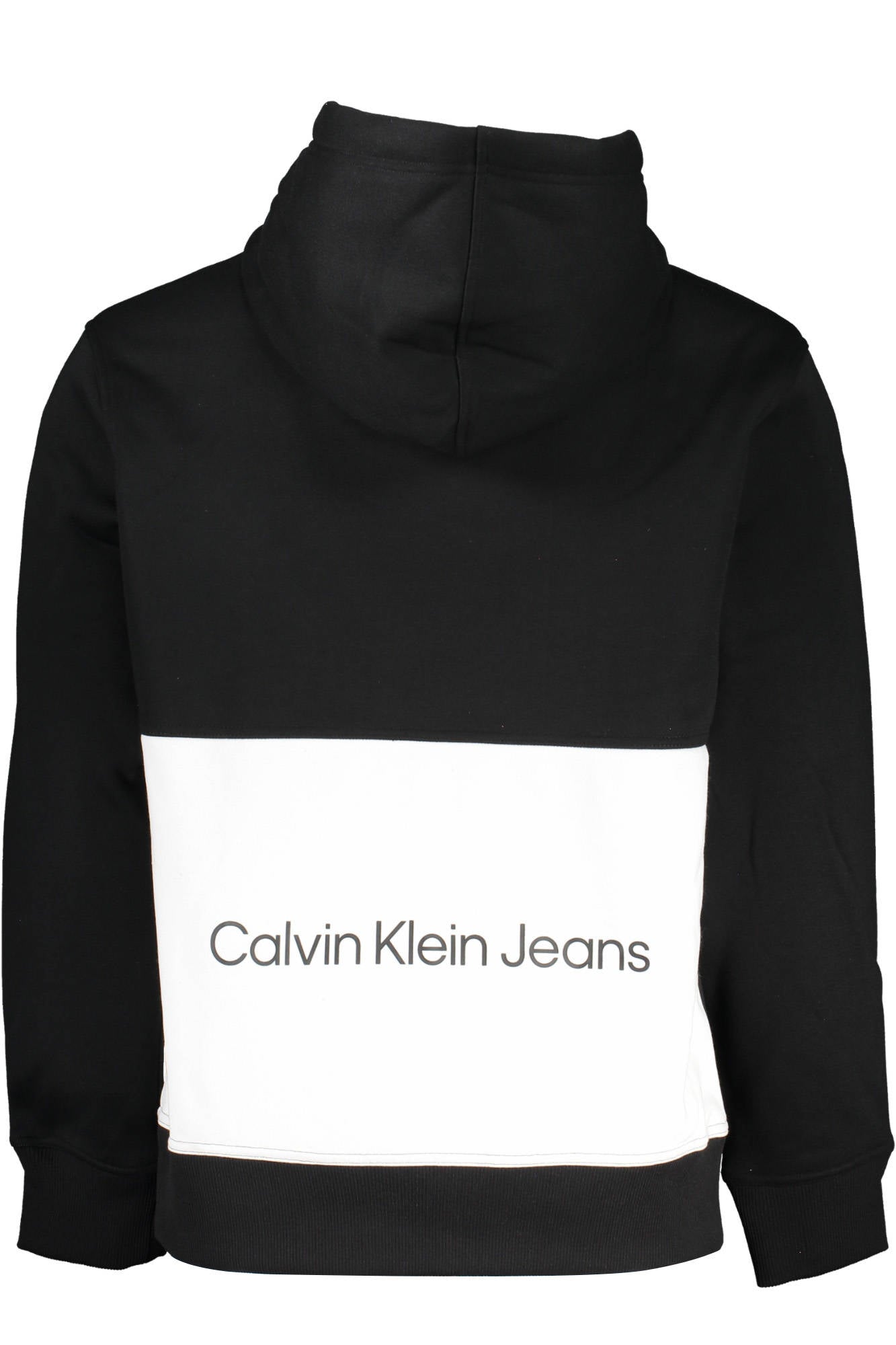 Men's black zipless sweatshirt