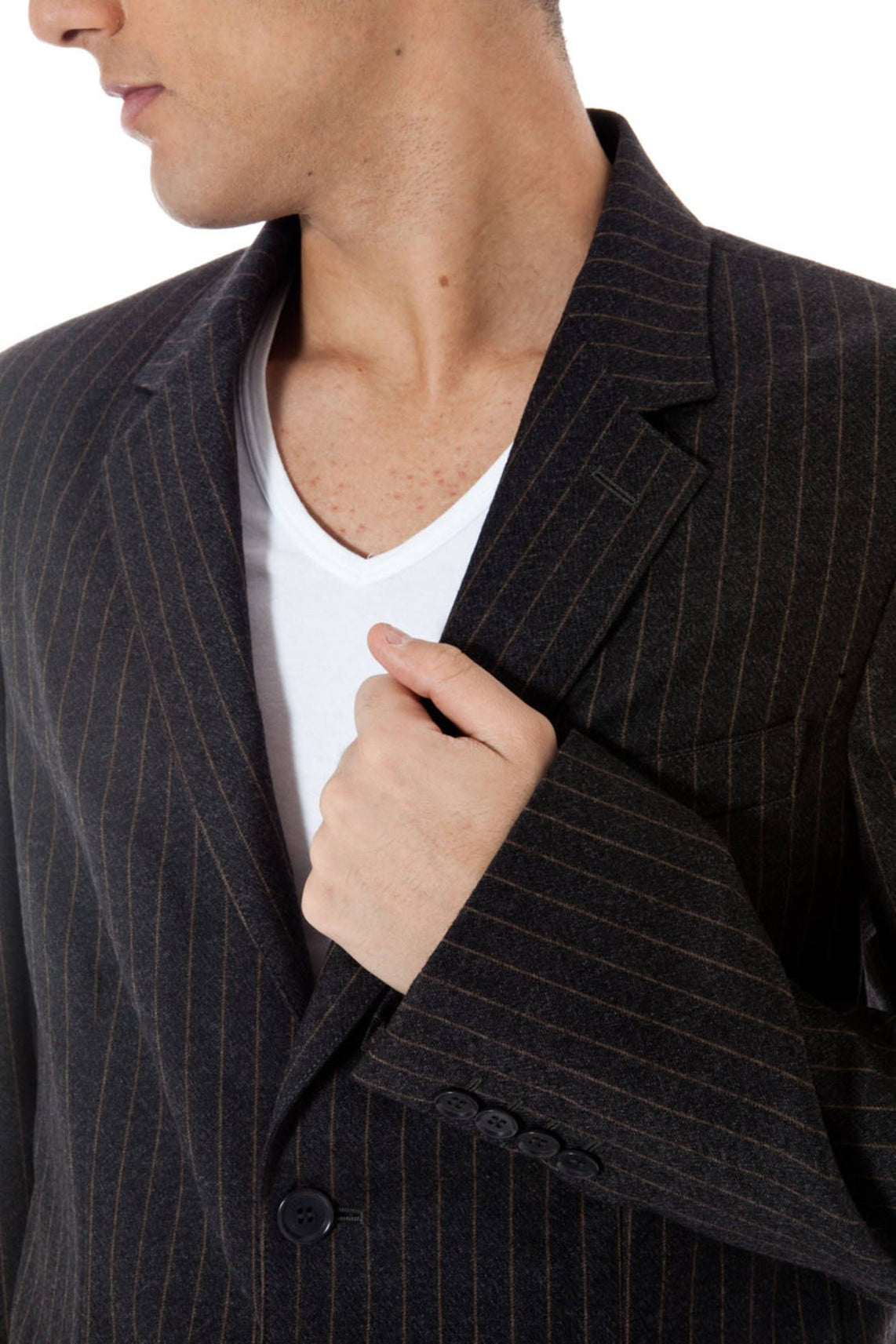 Gray men's classic jacket