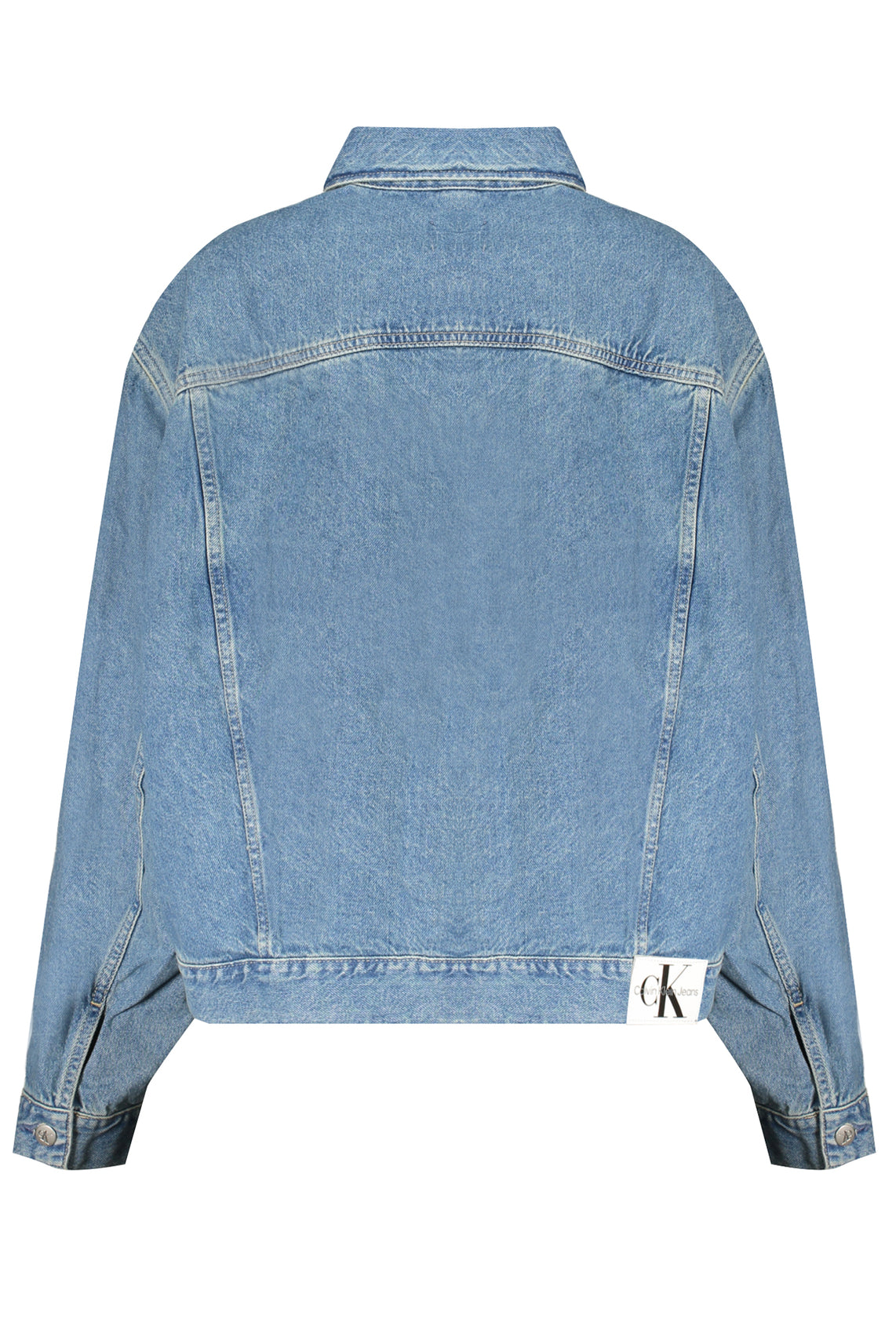 Light blue denim jacket for women