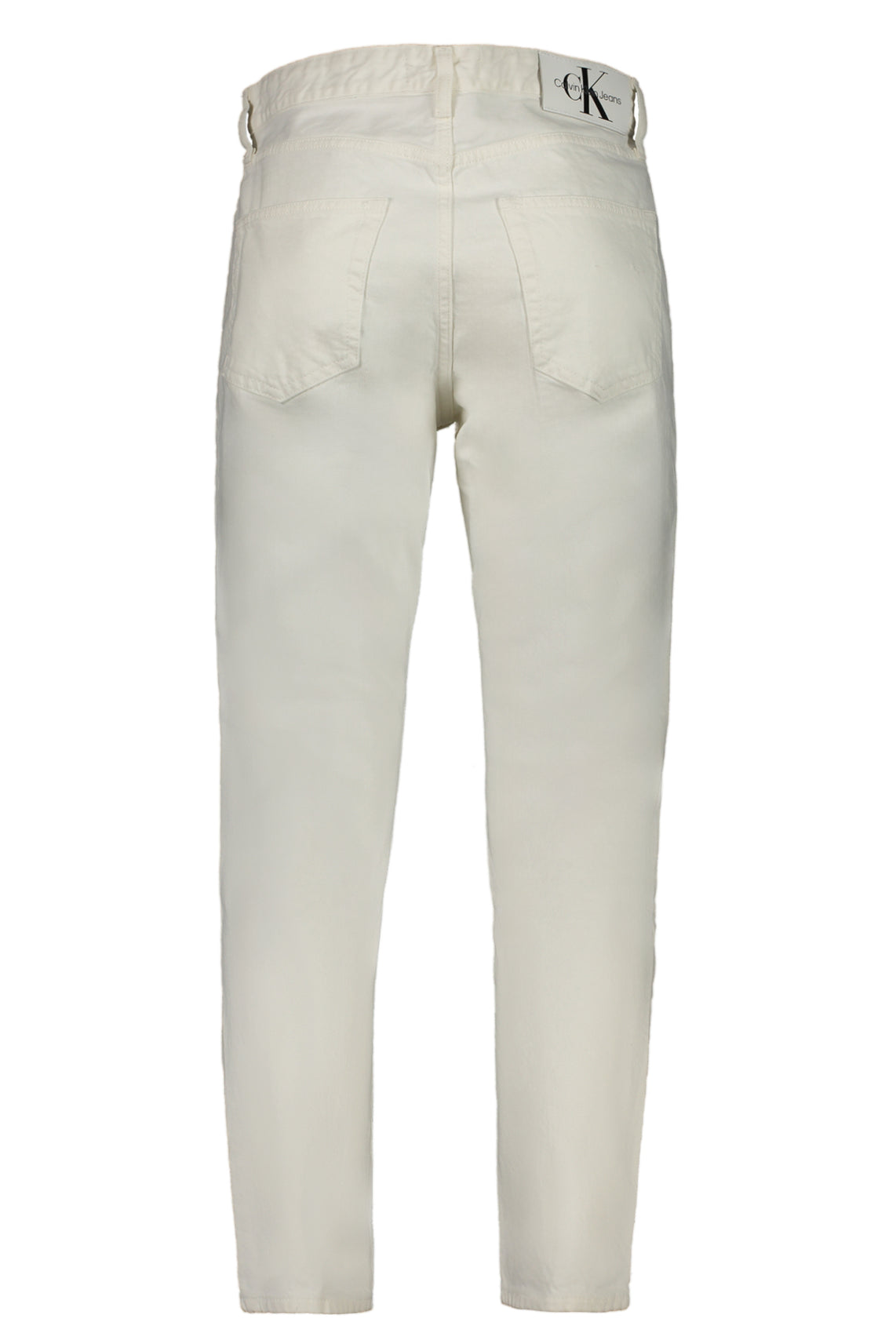 Men's white denim jeans