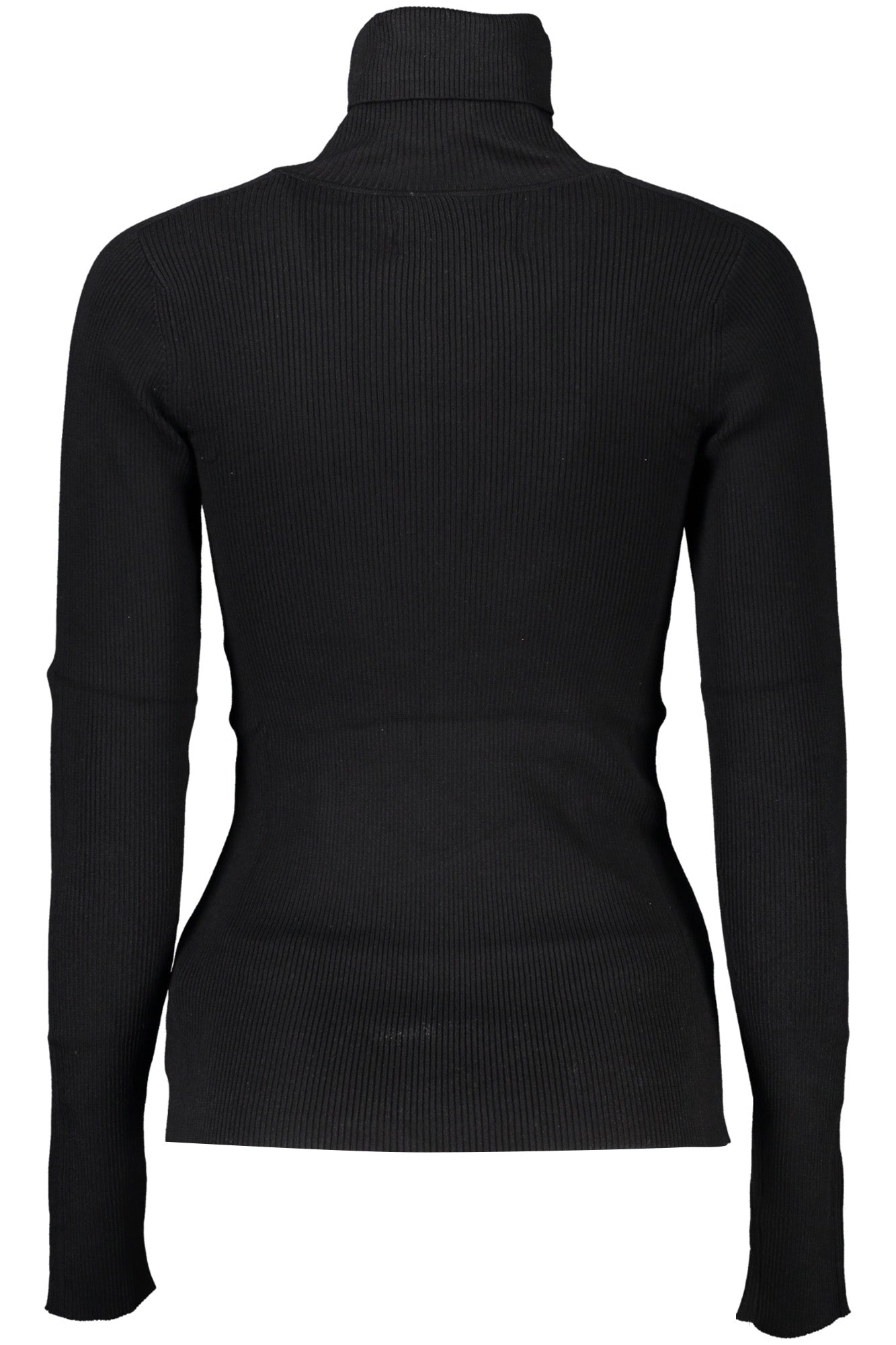 Women's black turtleneck