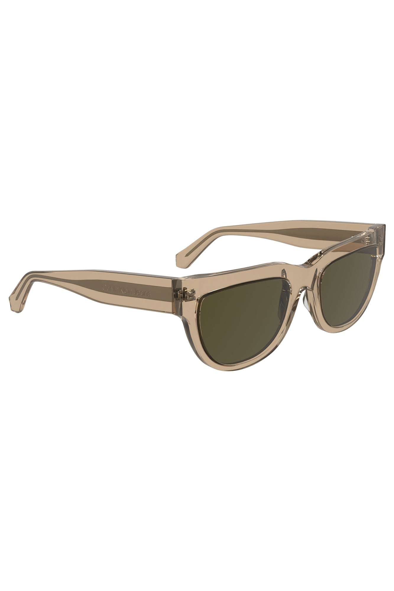 CALVIN KLEIN CALVIN KLEIN WOMEN'S SUNGLASSES BROWN - Marrone