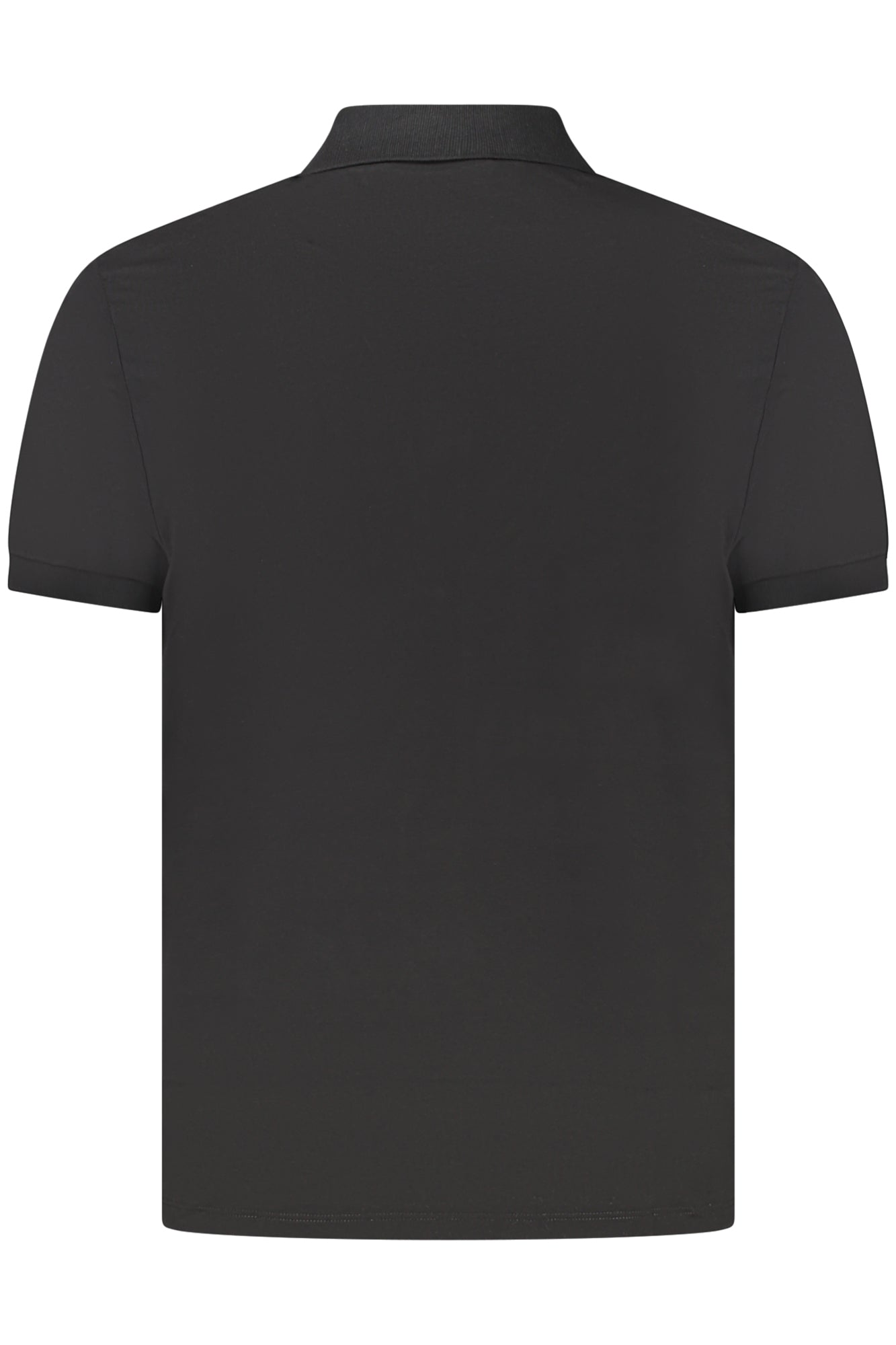 Men's short sleeve polo black