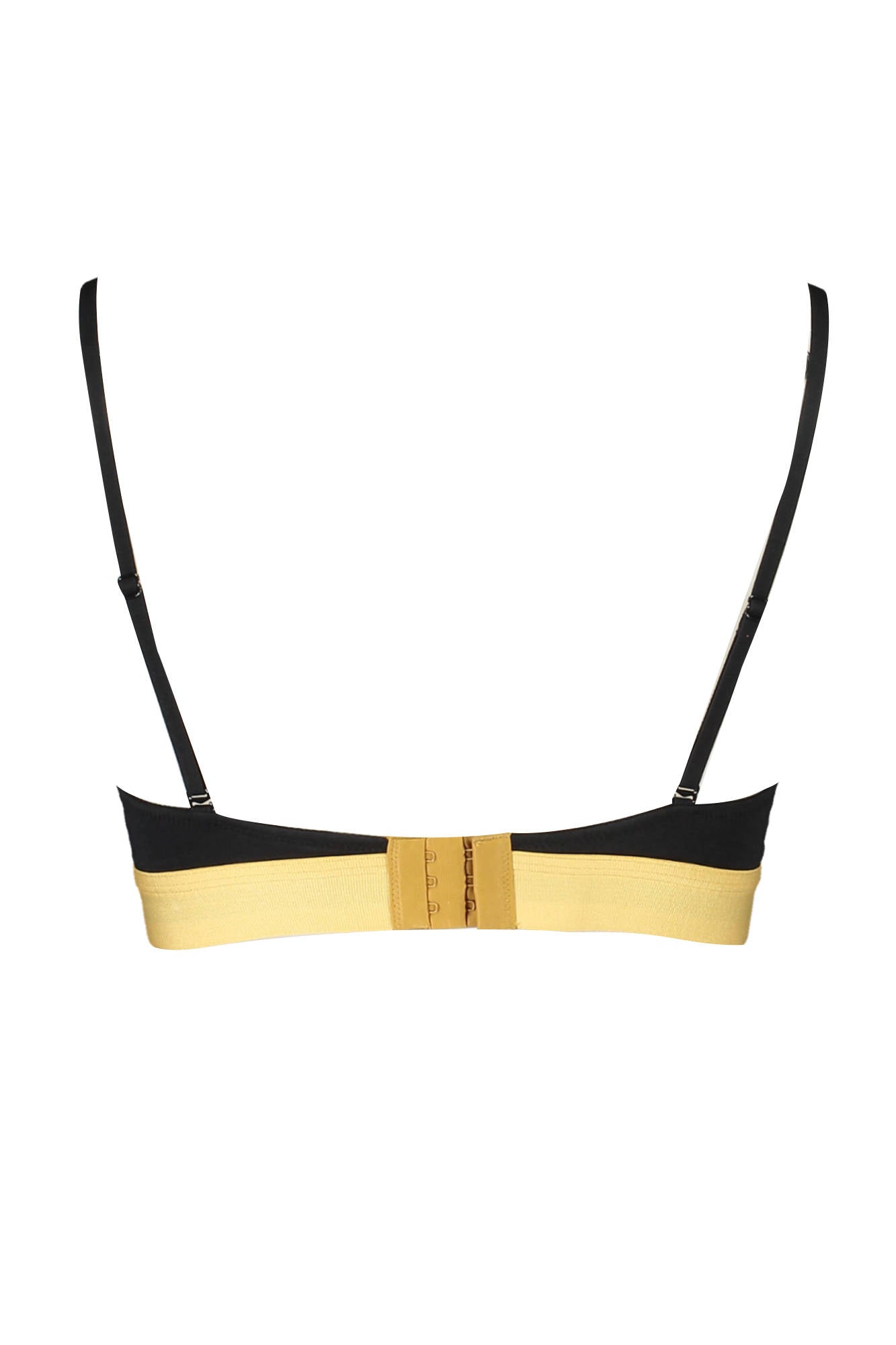 Women's triangle bra black