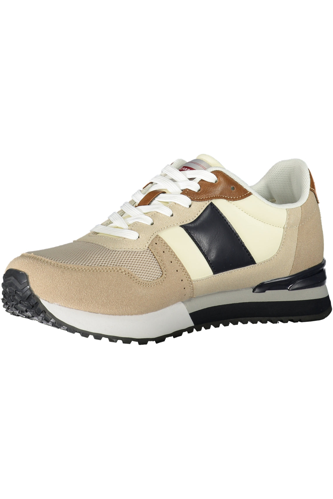 Beige men's sports shoes