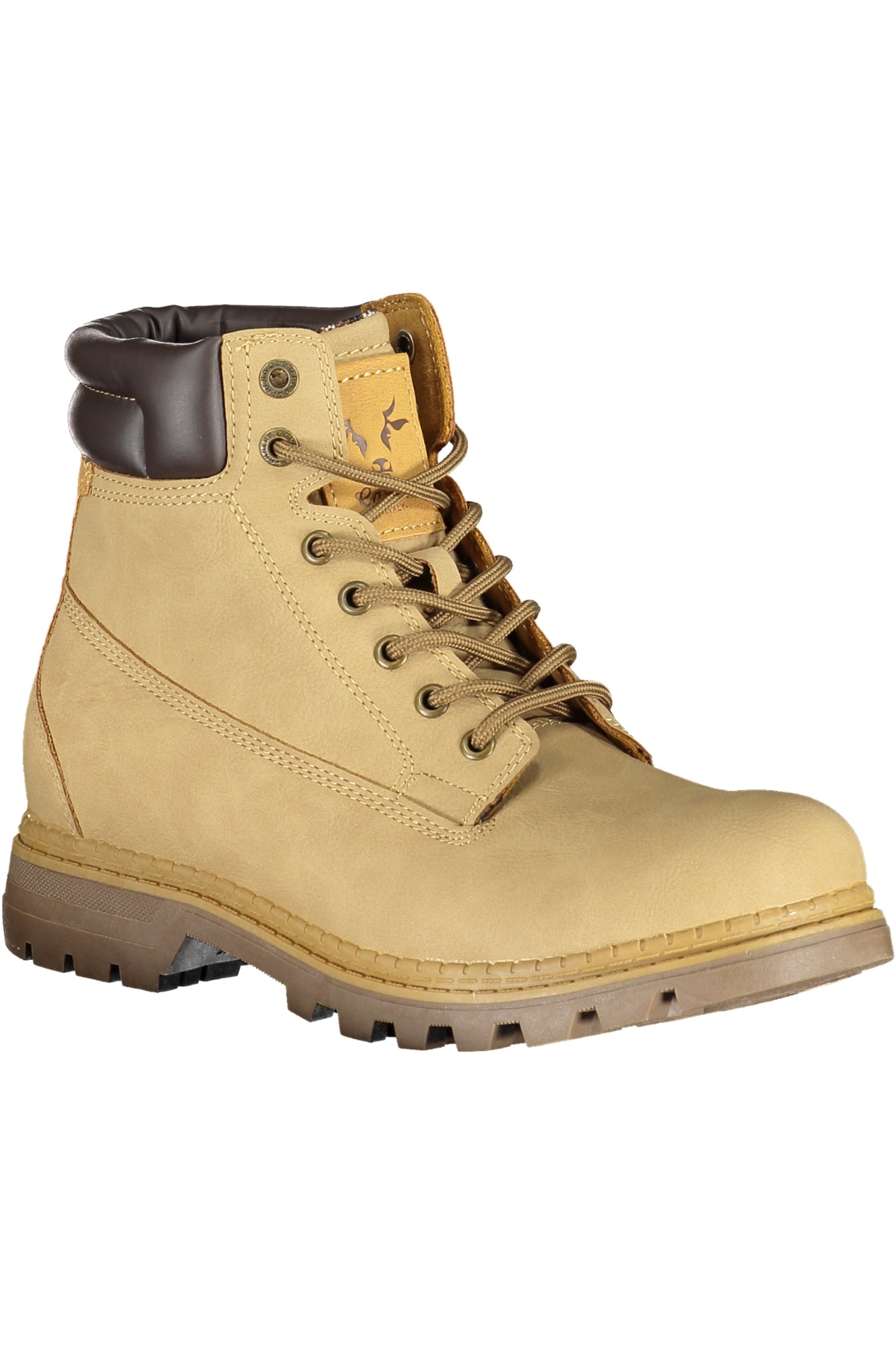 Beige women's footwear boot