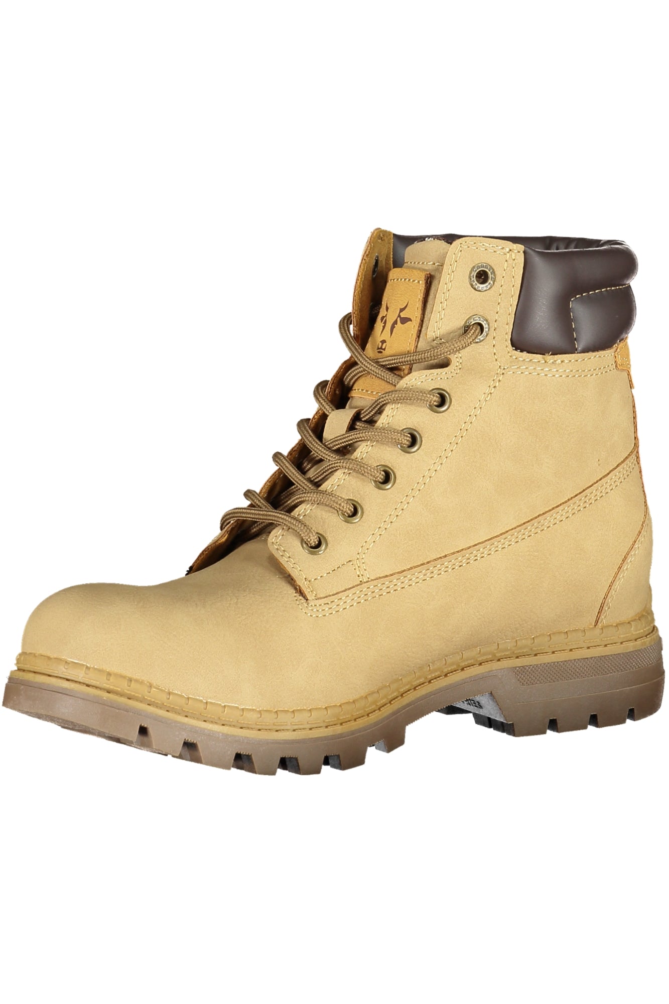 Beige women's footwear boot