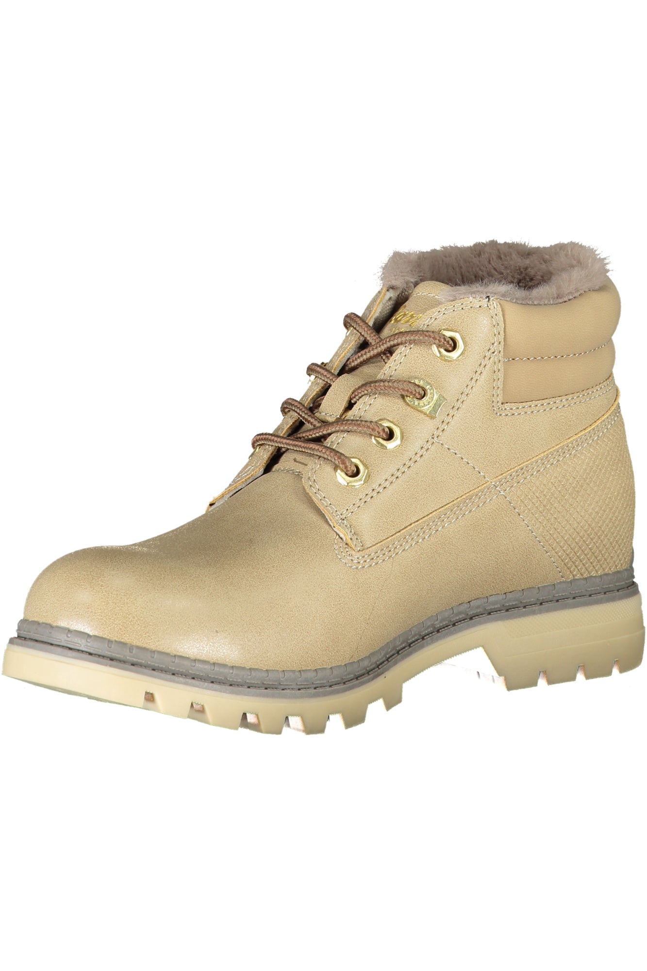 Beige women's footwear boot