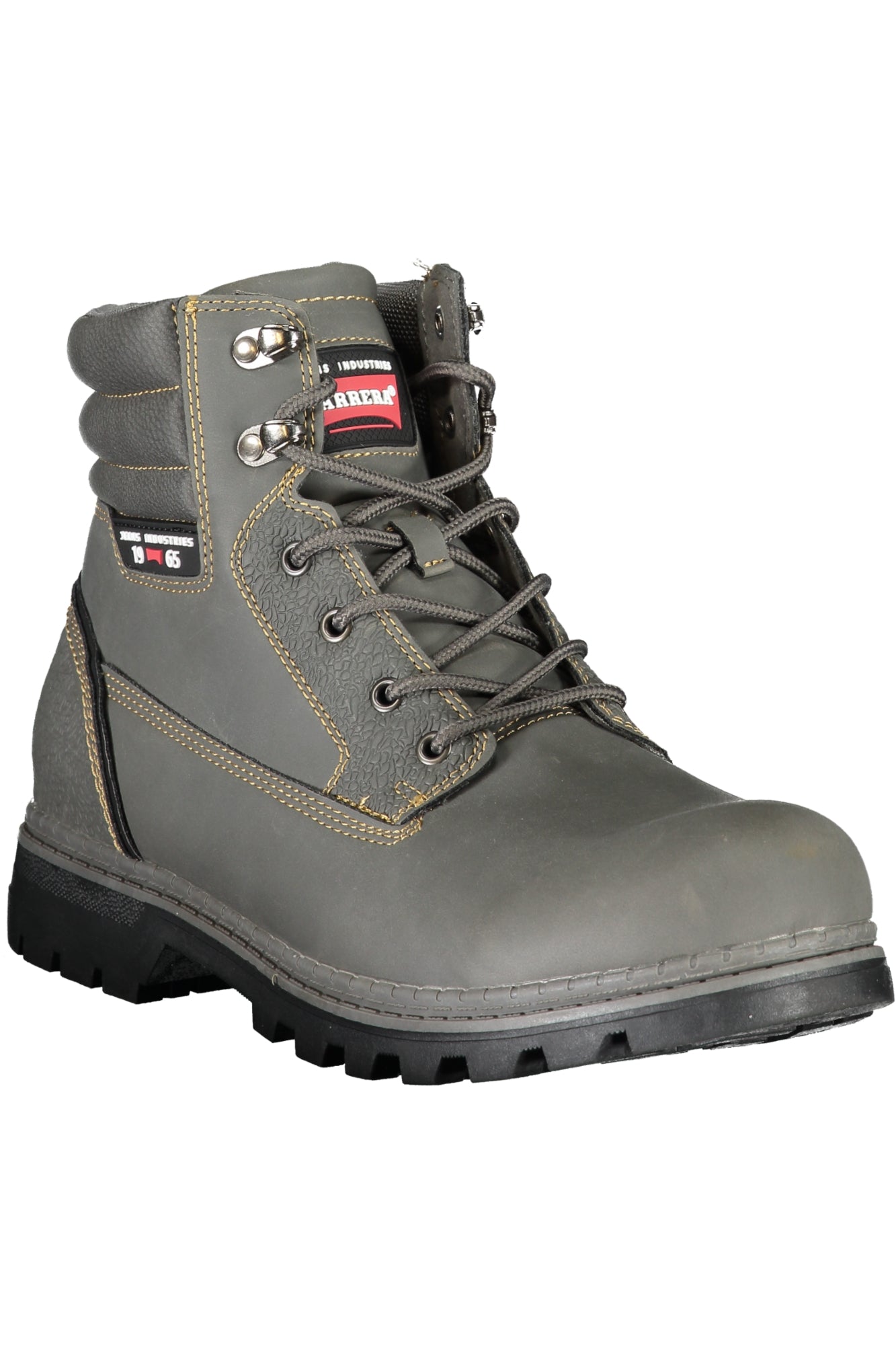 Gray men's boot footwear