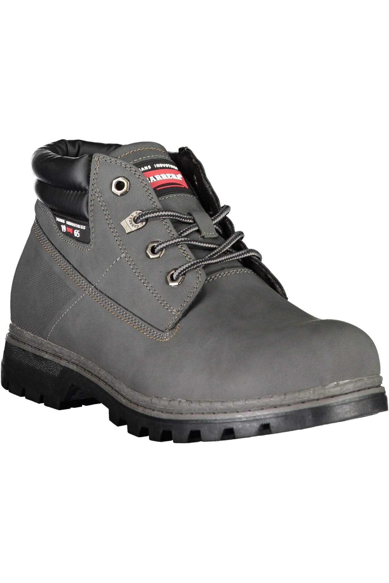 Gray men's boot footwear