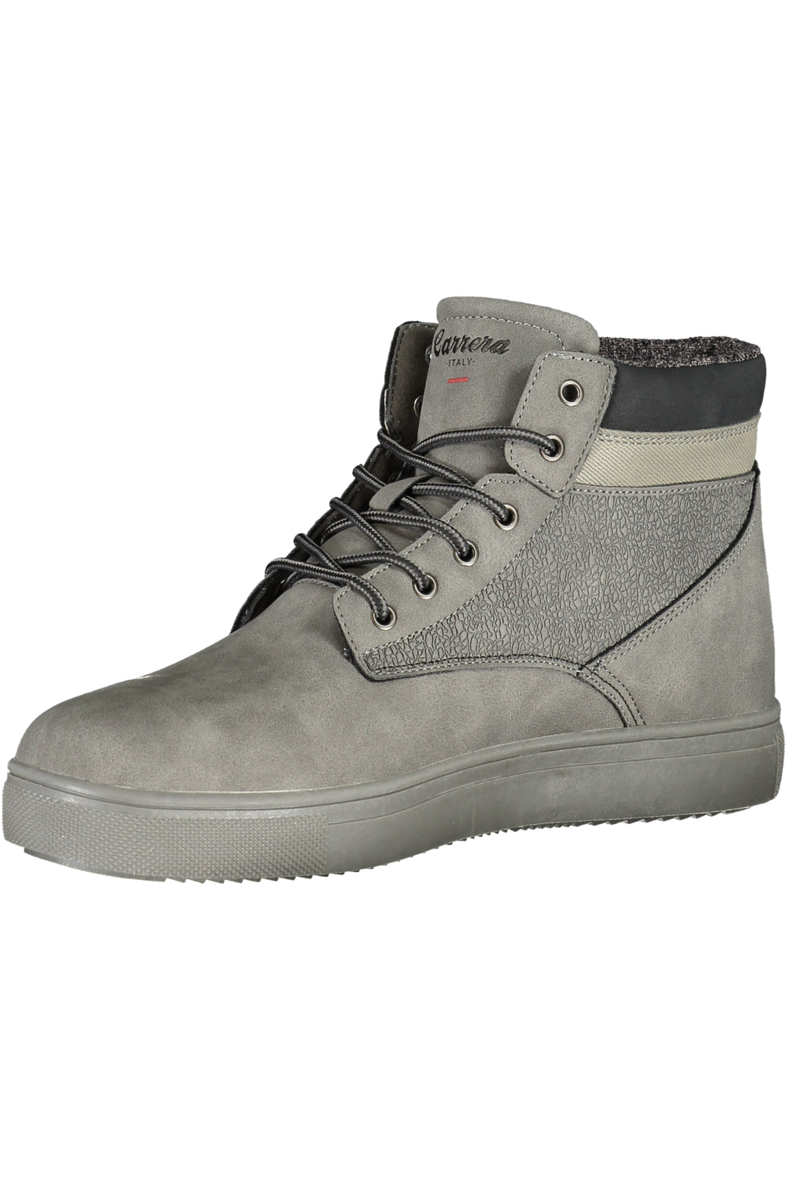 Gray men's boot footwear
