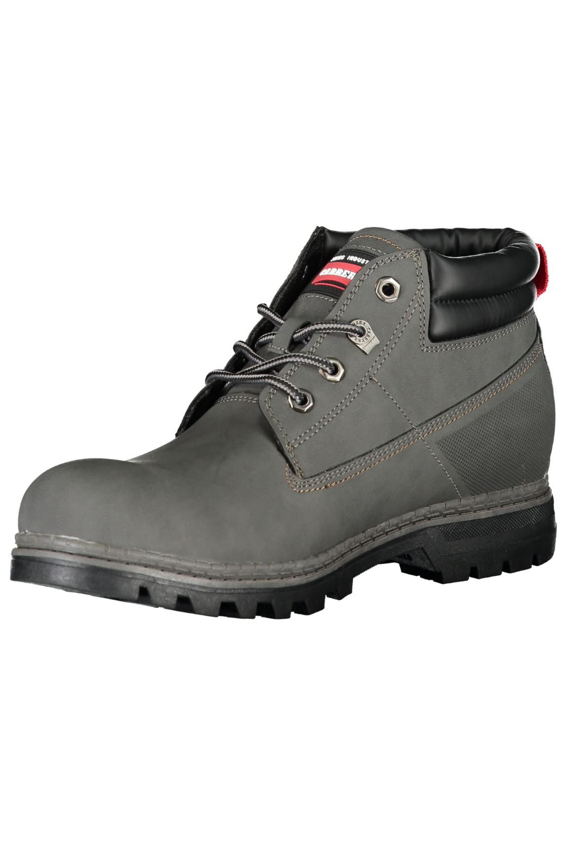 Gray men's boot footwear