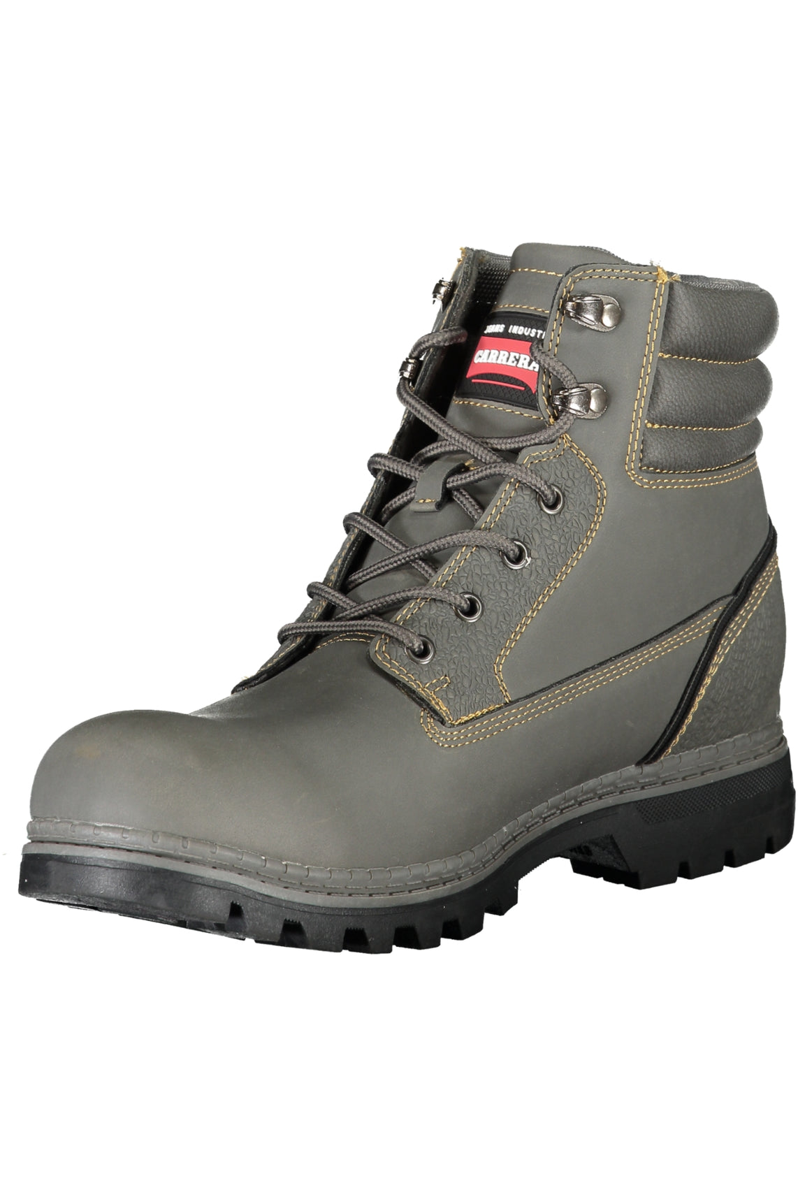 Gray men's boot footwear