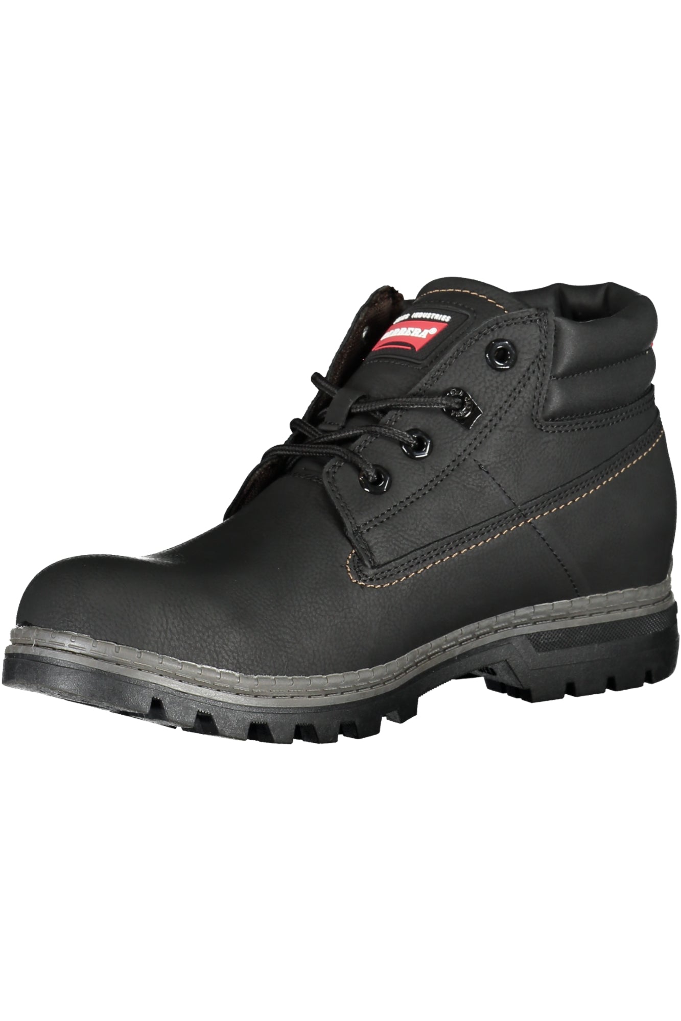 Black men's boot footwear