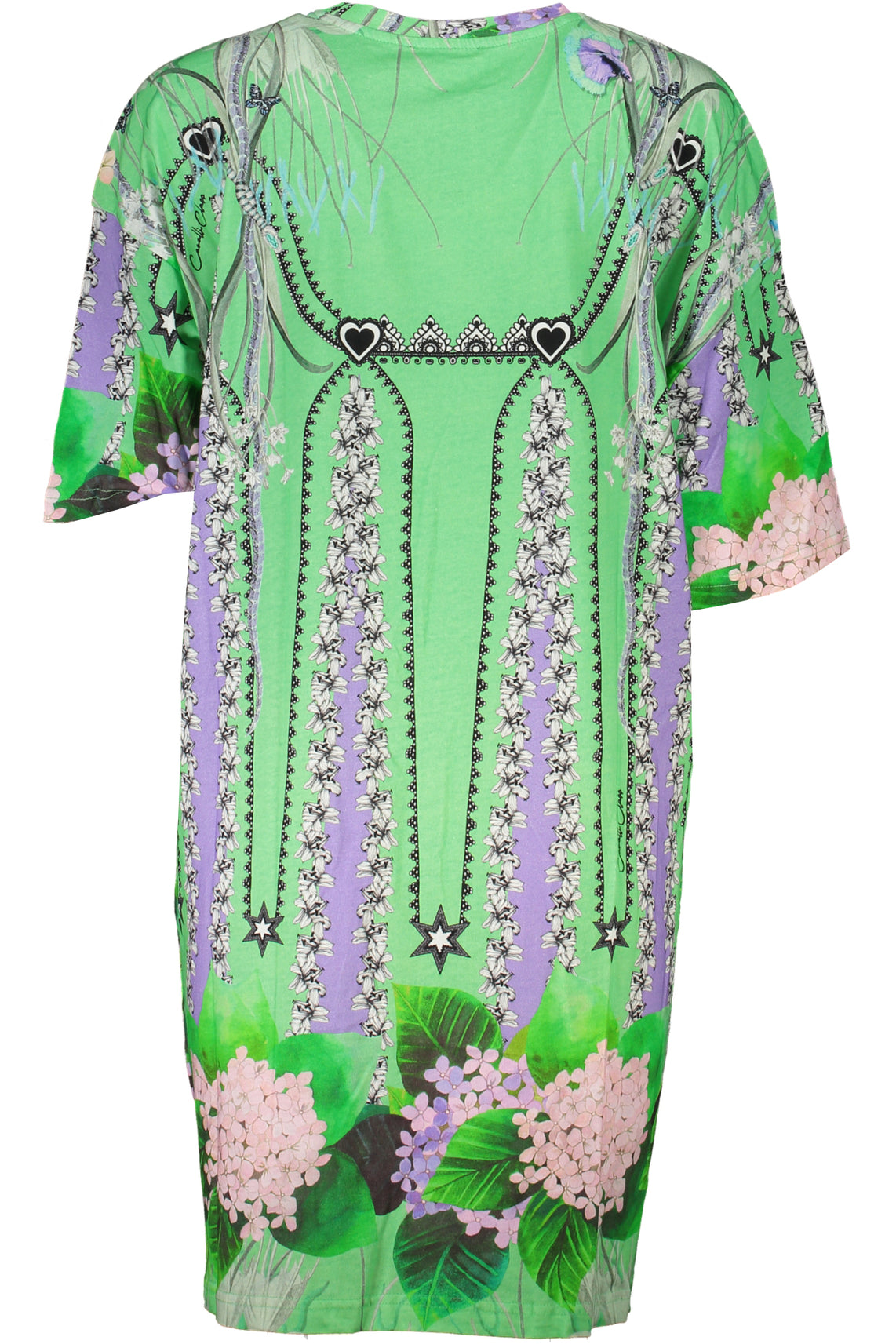 Women's short dress green
