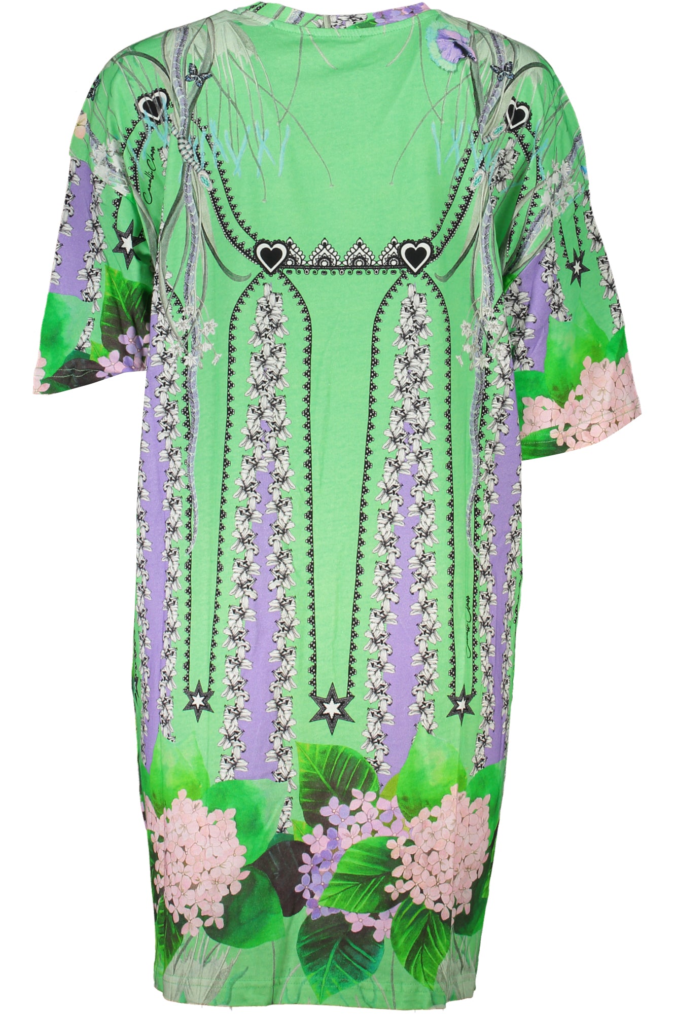 Women's short dress green