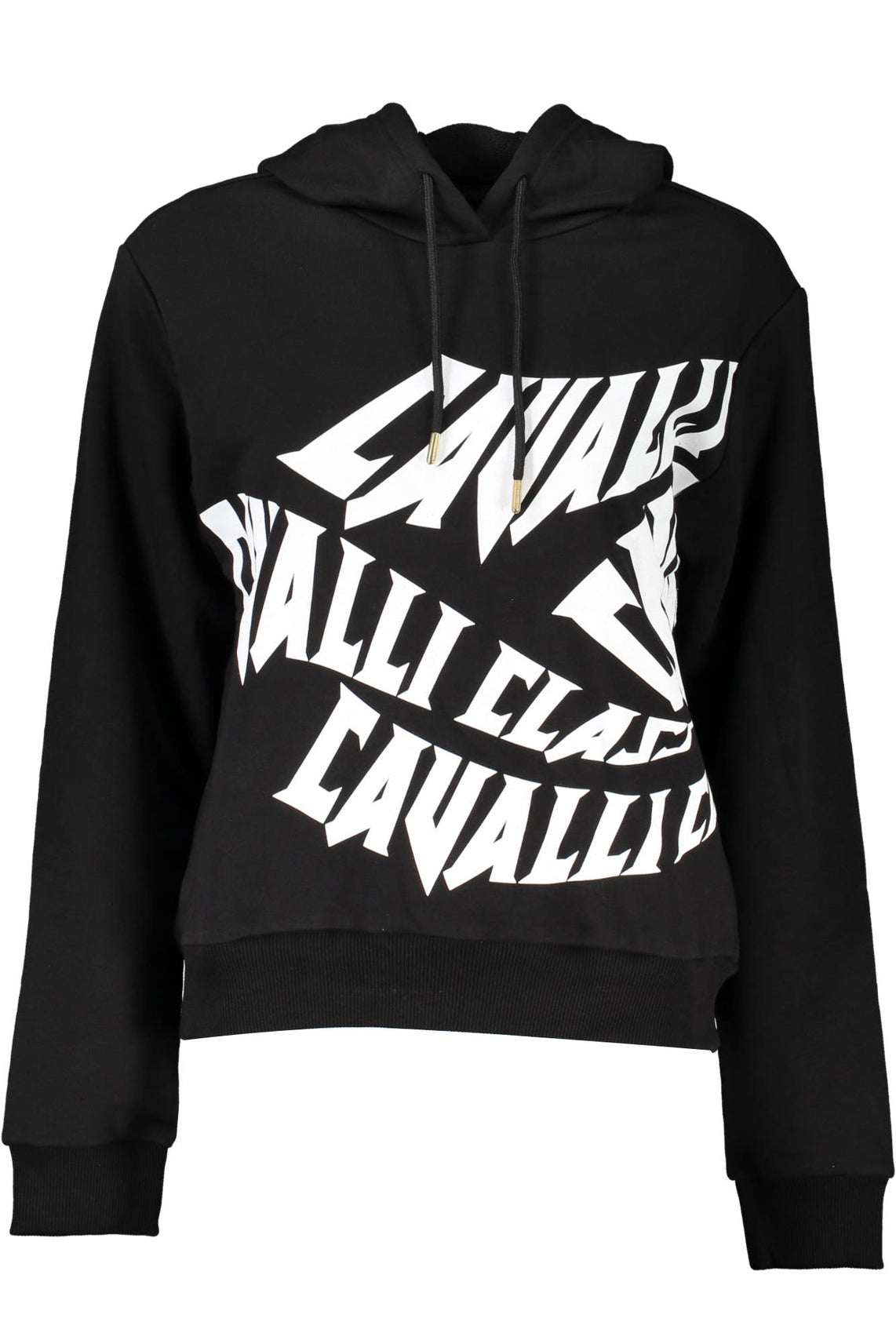 CAVALLI CLASS Sweatshirts Black - QXT67B-JD060