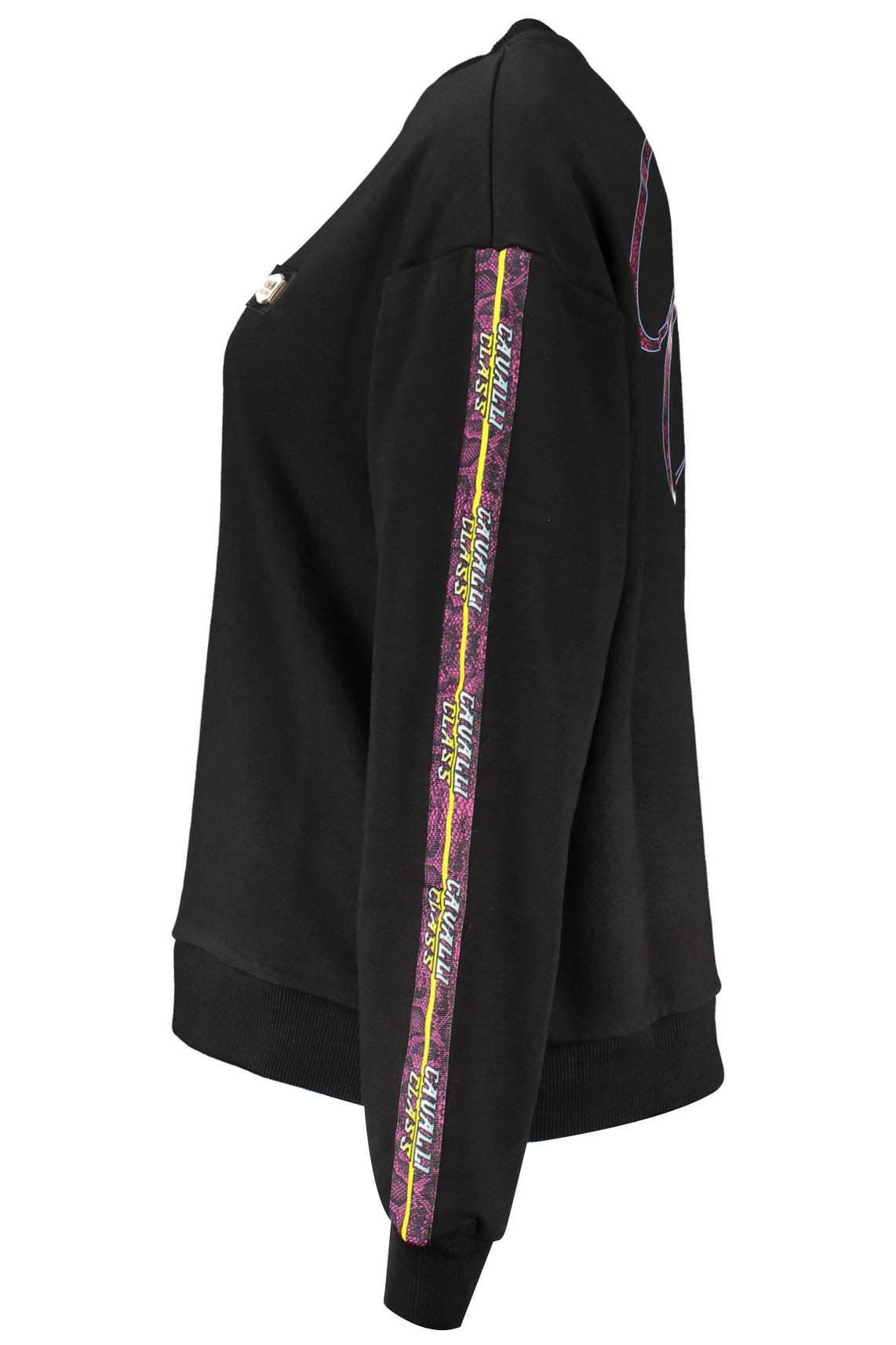 CAVALLI CLASS Sweatshirts Black - QXT67GCF062