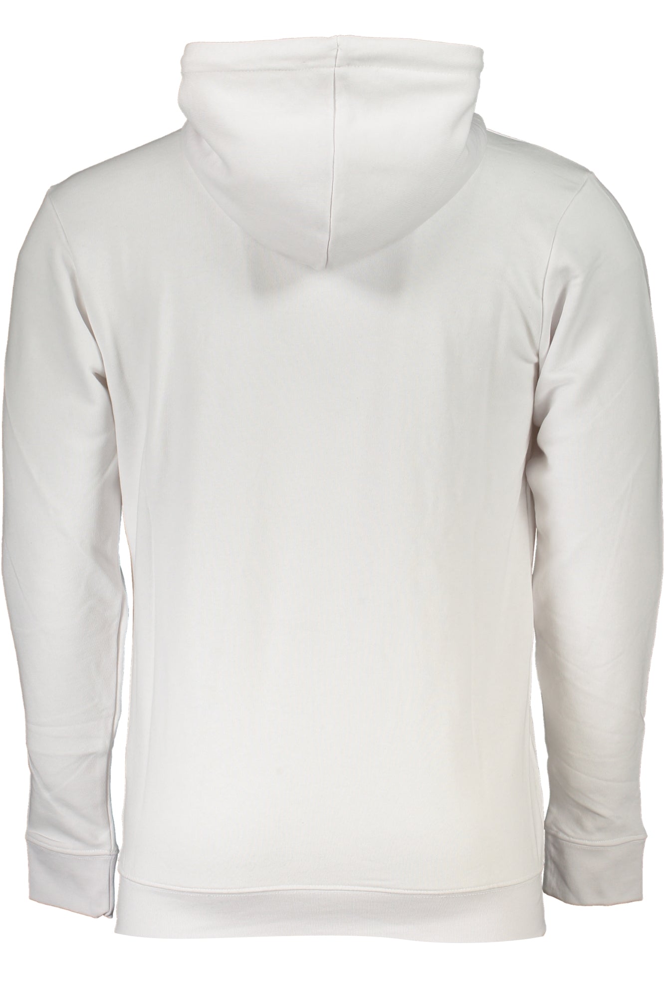 Men's white zipless sweatshirt