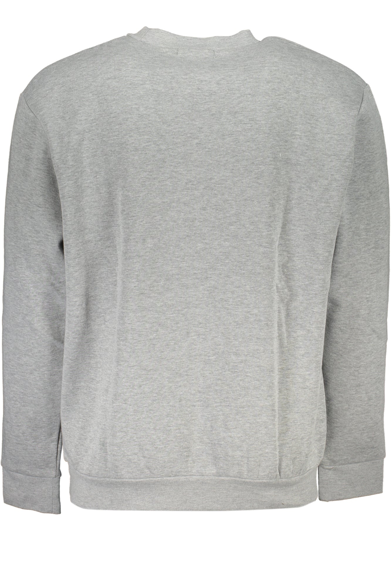 Men's gray zipless sweatshirt