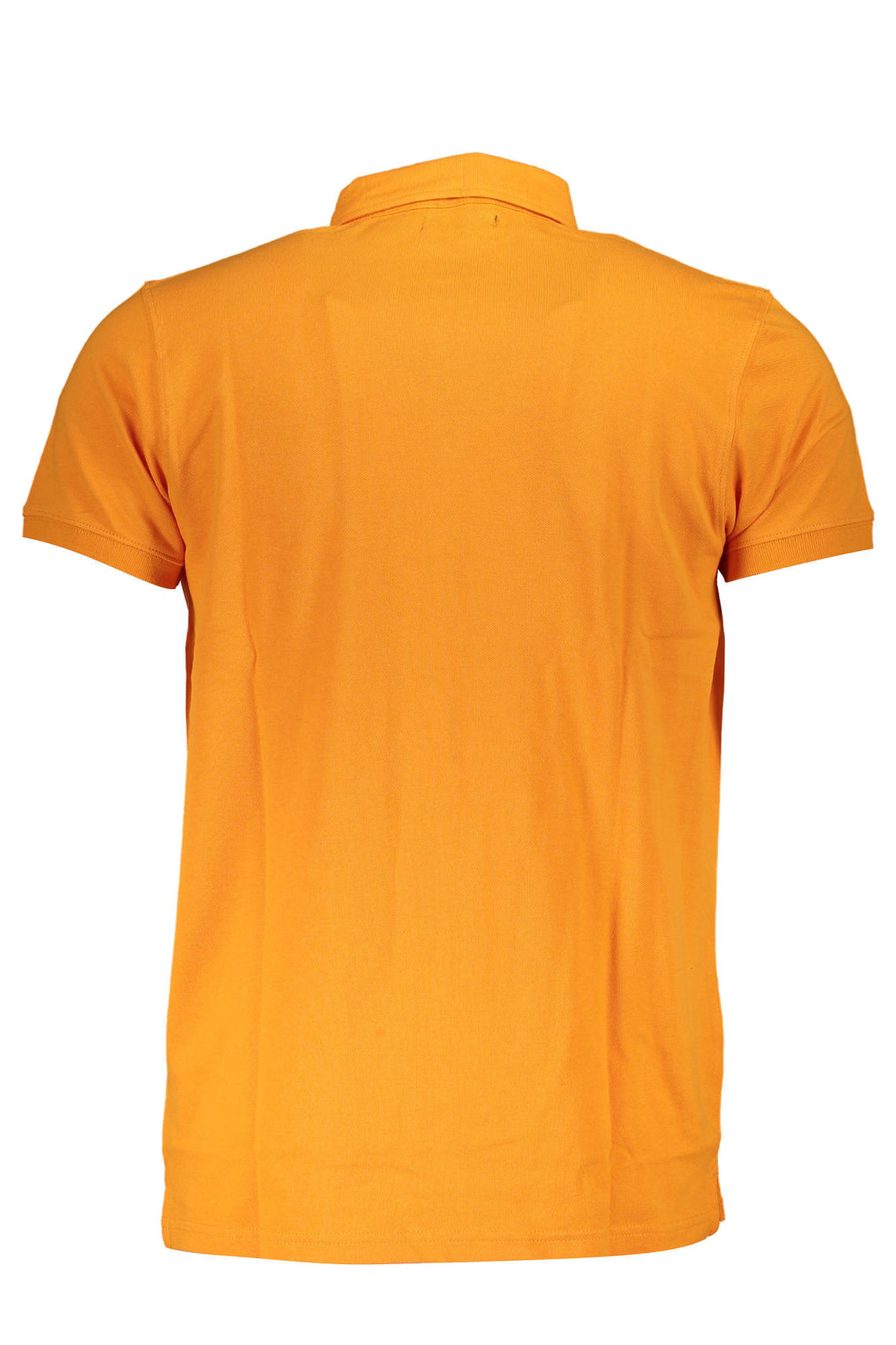 Polo short sleeve man orange