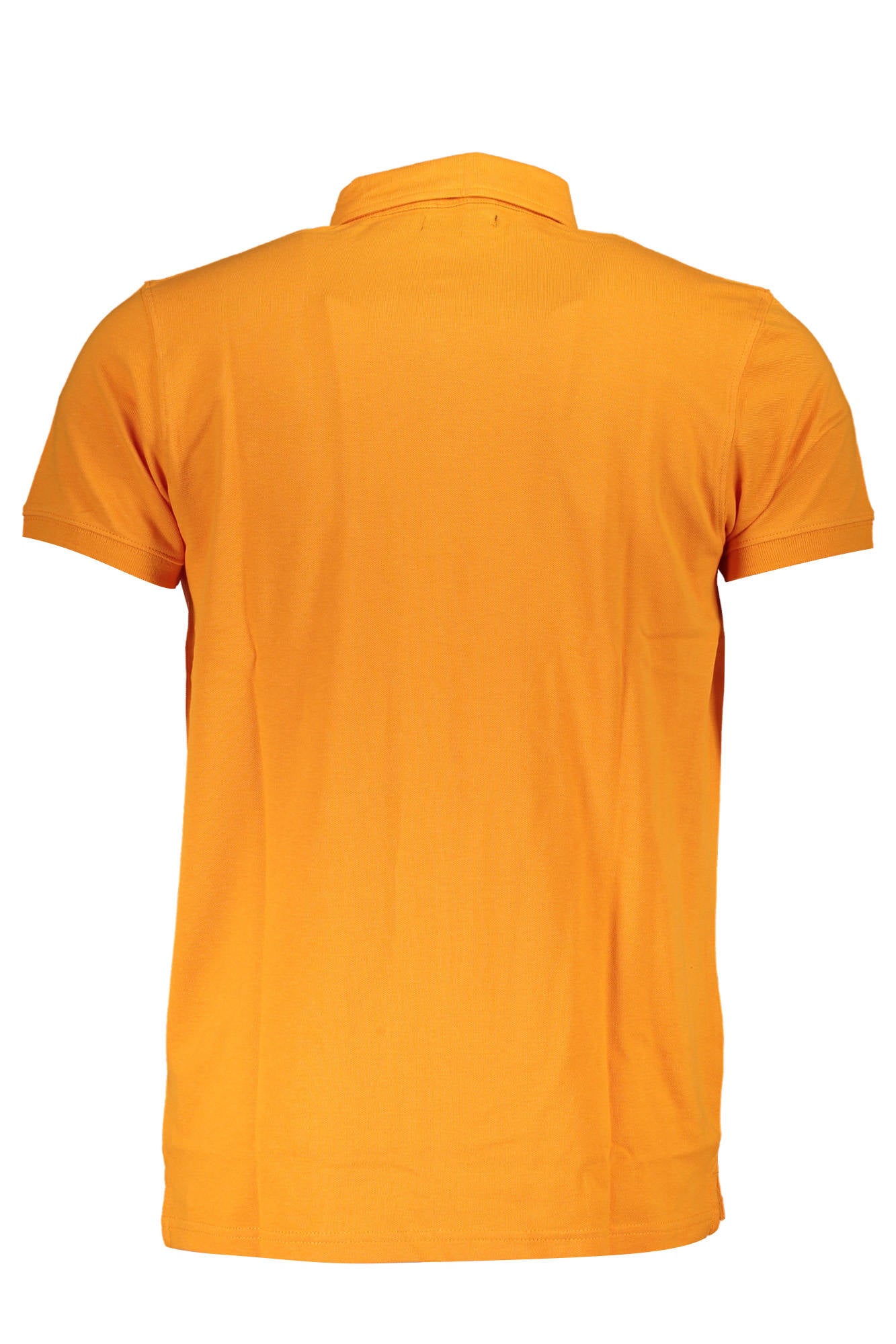 Polo short sleeve man orange