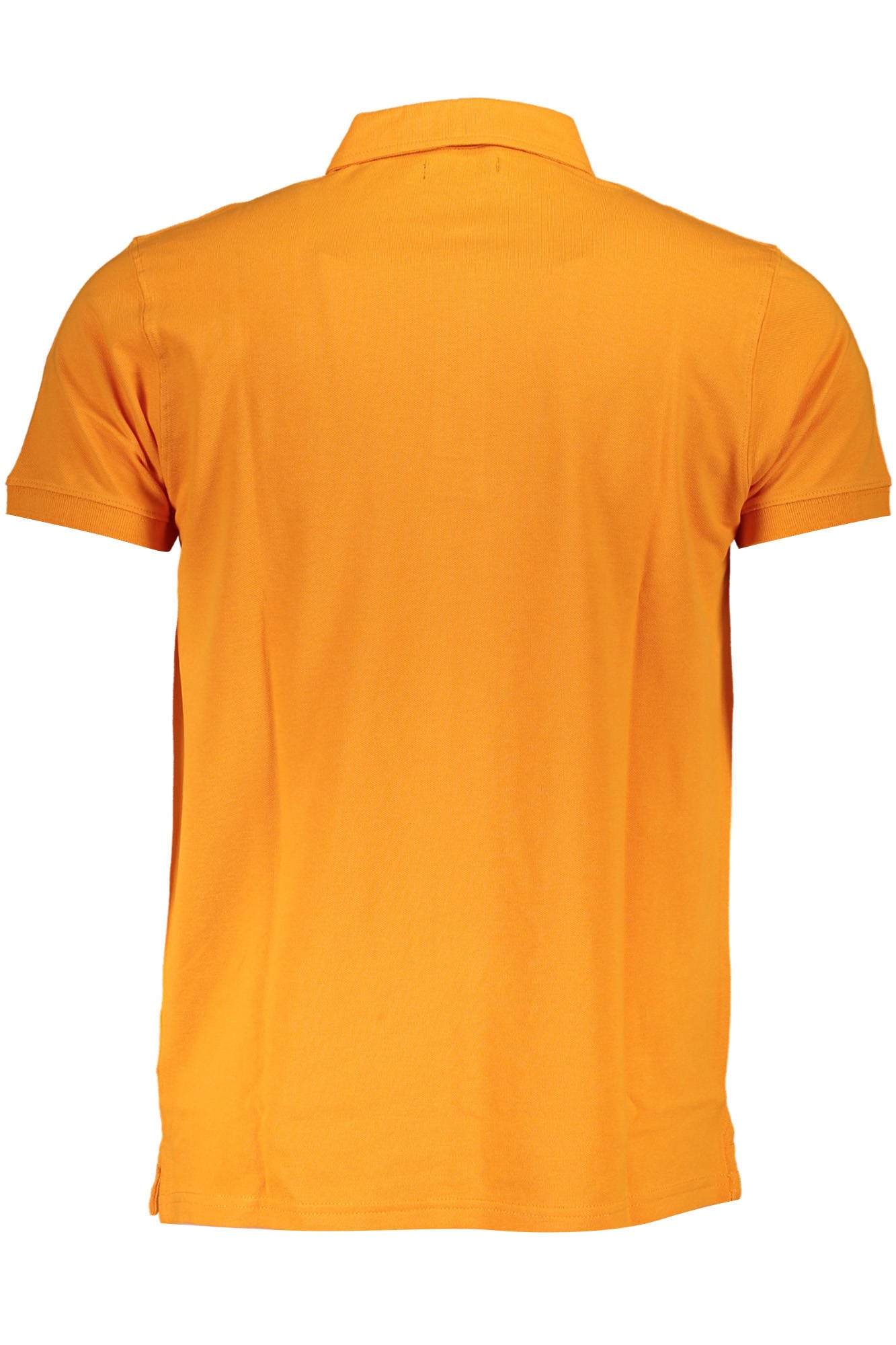 Polo short sleeve man orange