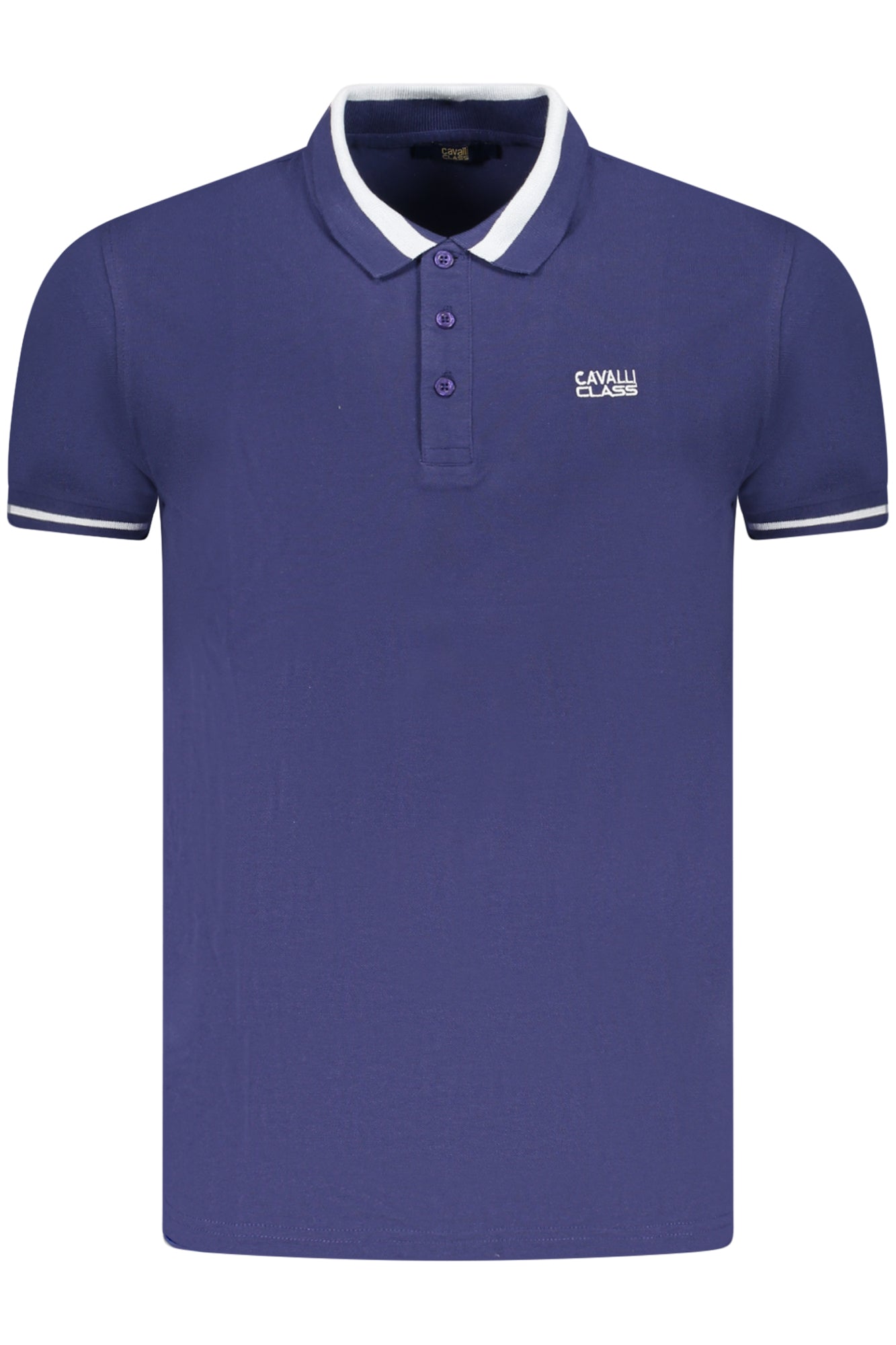 CAVALLI CLASS Polo Shirts Blue - TXT64RKB002