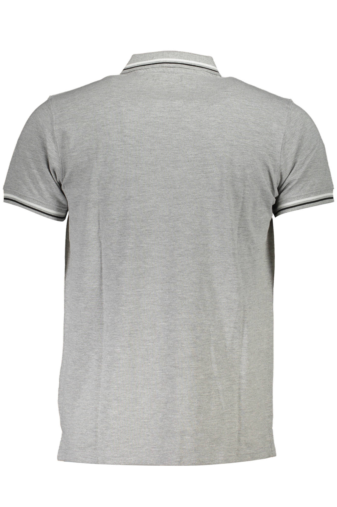 Polo short sleeve man gray