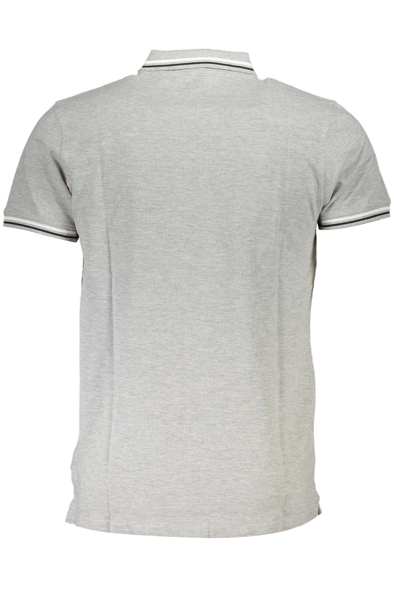 Polo short sleeve man gray