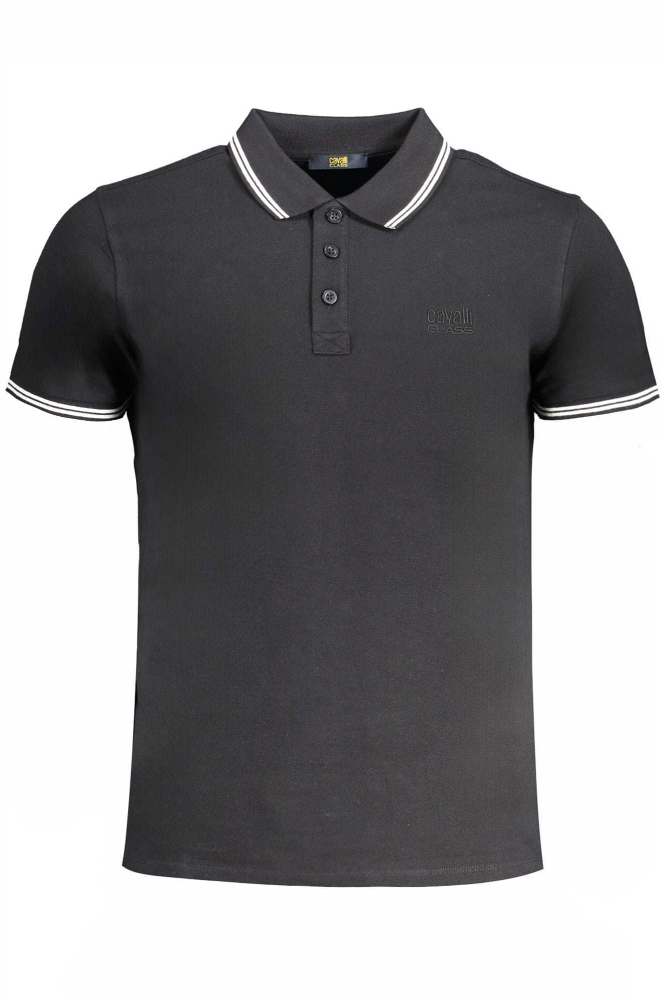CAVALLI CLASS Polo Shirts Black - QXT64XKB002