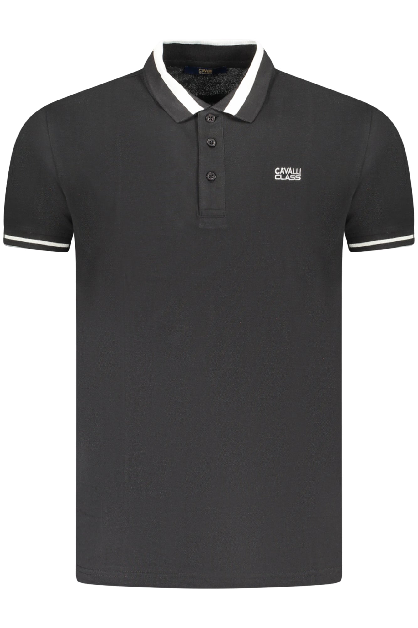 CAVALLI CLASS Polo Shirts Black - TXT64RKB002