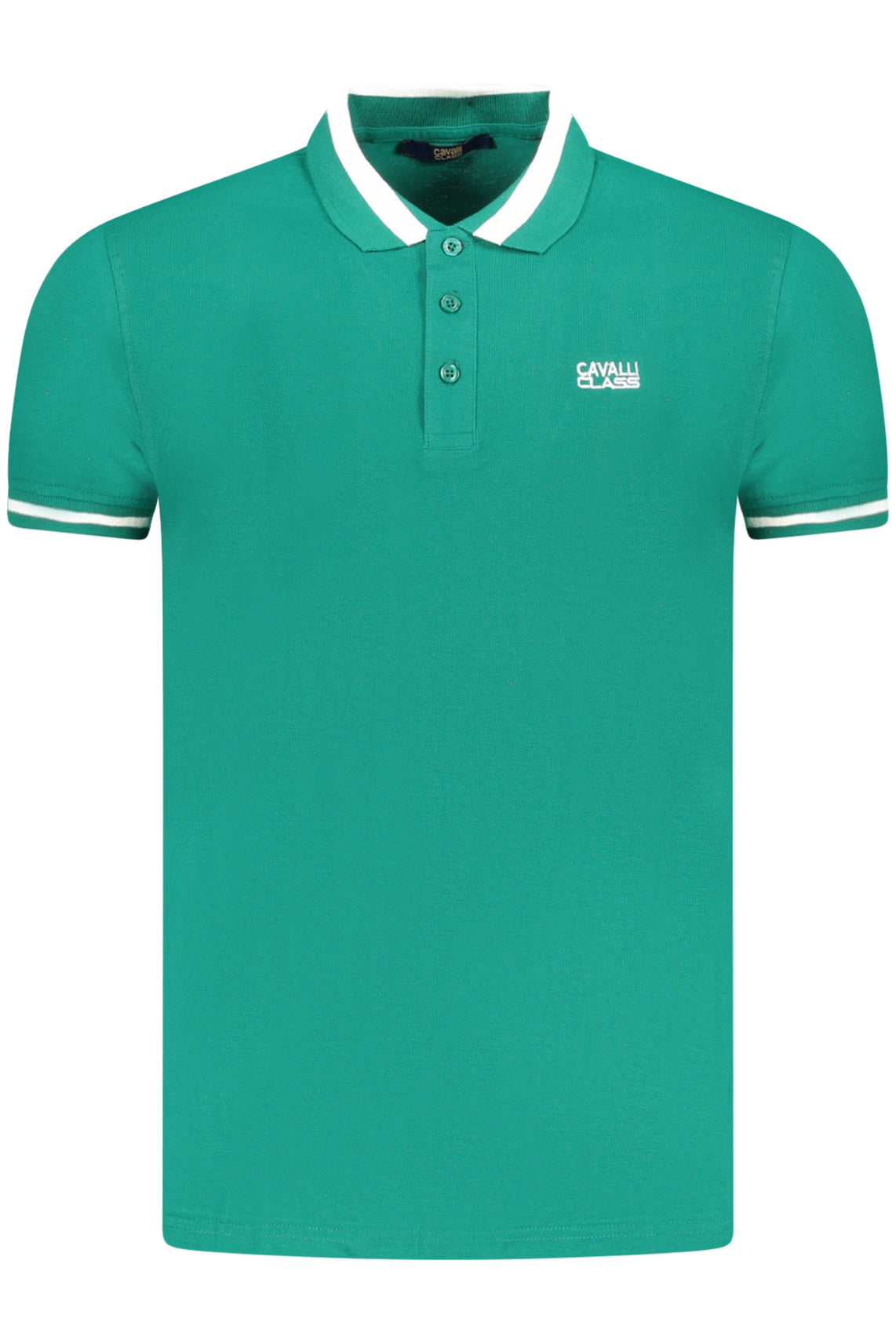 CAVALLI CLASS Polo Shirts Green - TXT64RKB002