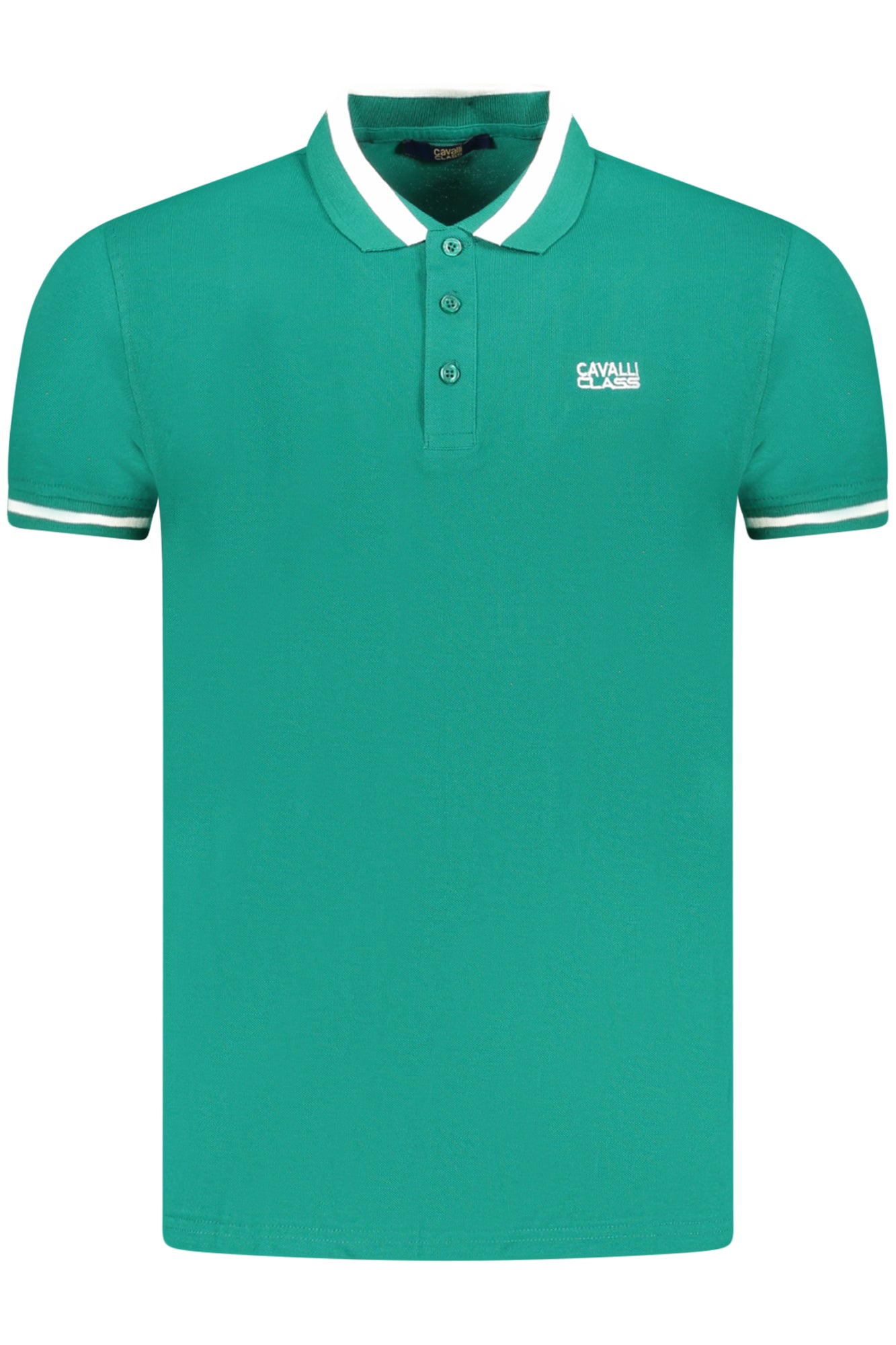 CAVALLI CLASS Polo Shirts Green - TXT64RKB002