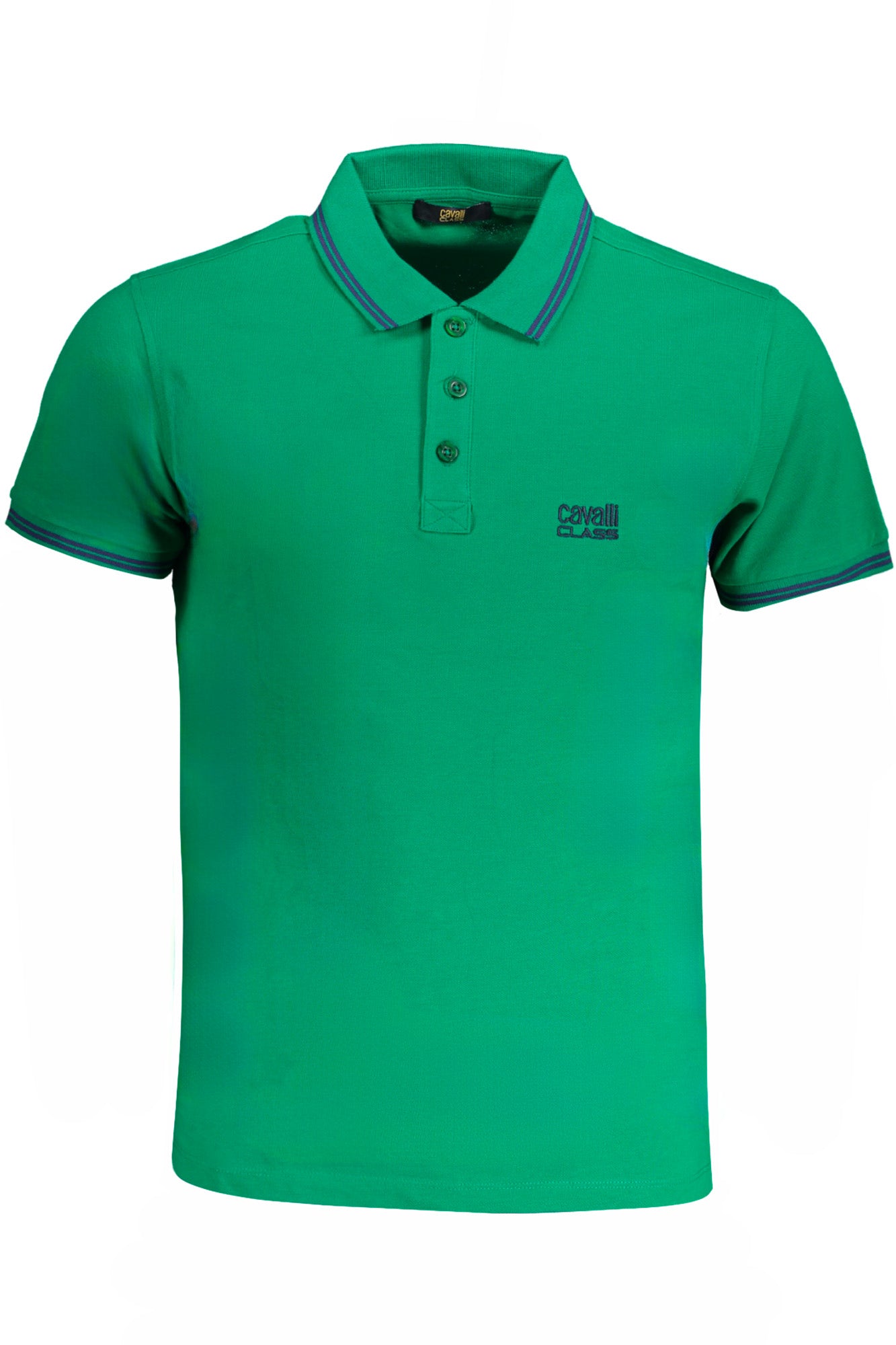 CAVALLI CLASS Polo Shirts Green - QXT64YKB002