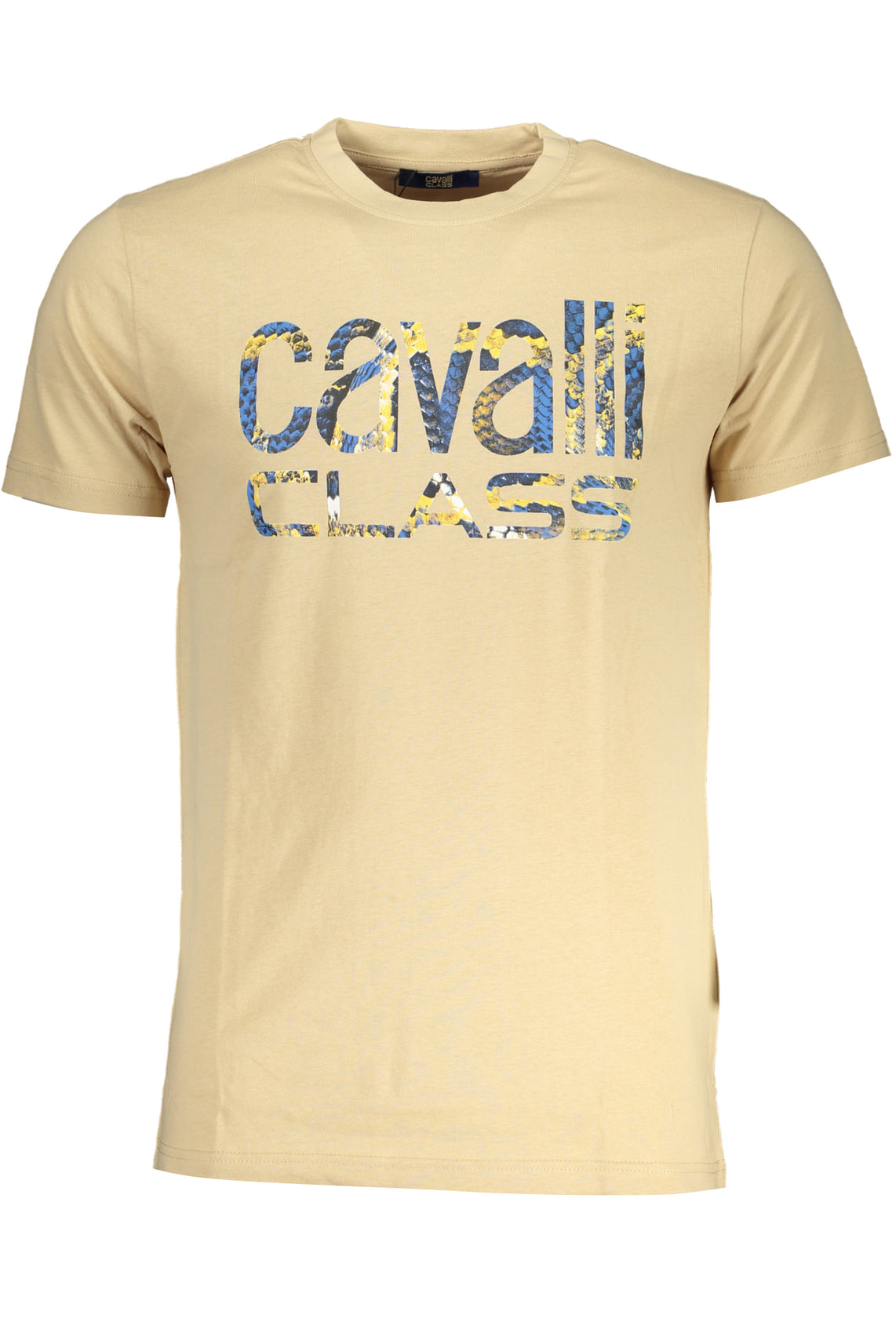 CAVALLI CLASS T-Shirts Beige - QXT63FJD060